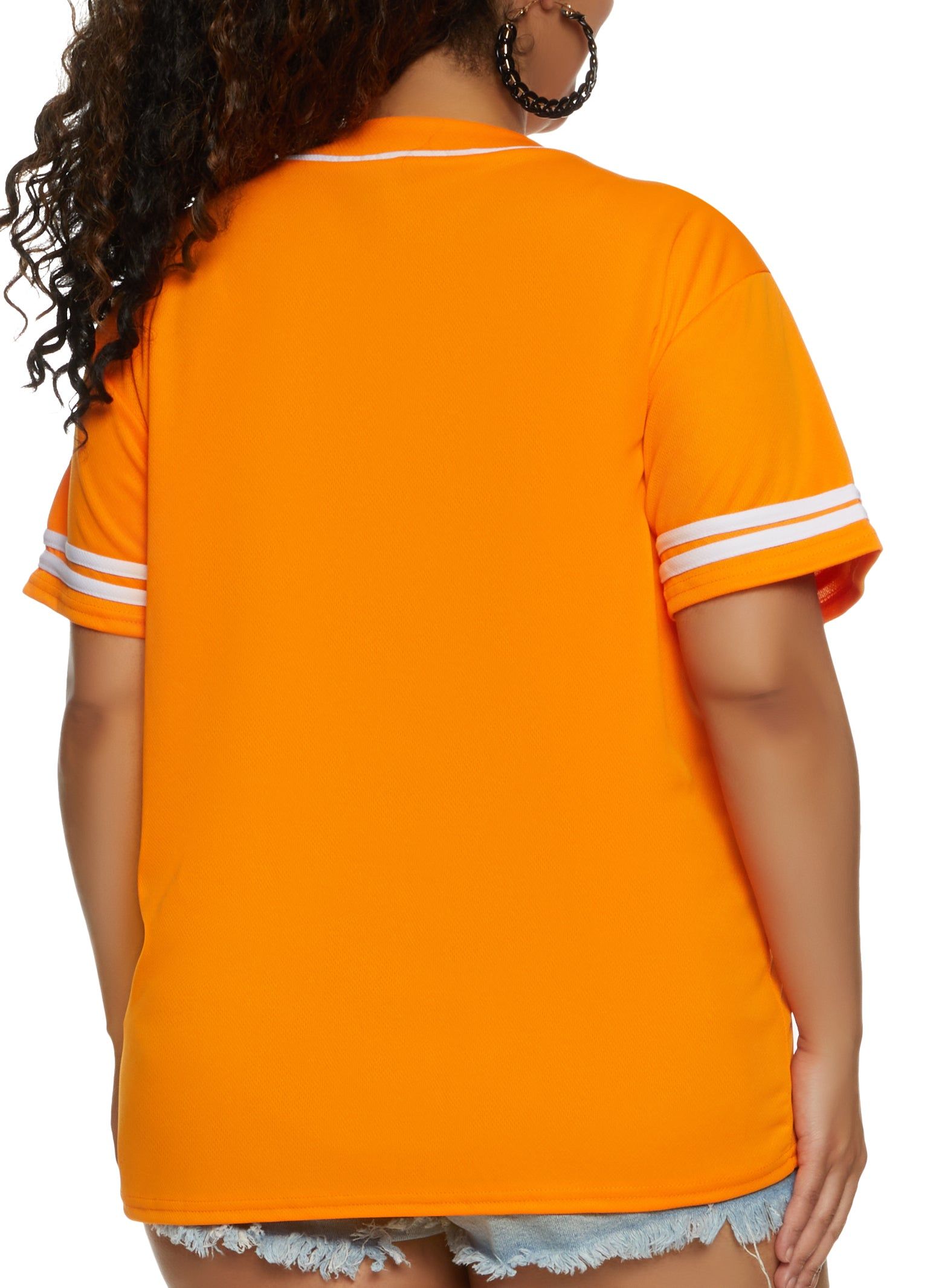 Plus Size NY Mesh Baseball Tee sold by Rainbow product image thumbnail 2