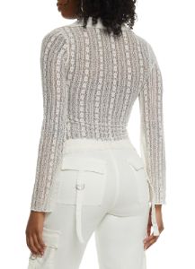 Almost Famous Floral Lace Button Up Shirt sold by Rainbow