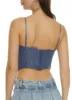 Floral Lace Hanky Hem Bustier Top sold by Rainbow
