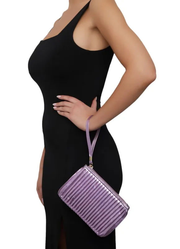 Pleated Clutch Wristlet sold by Rainbow