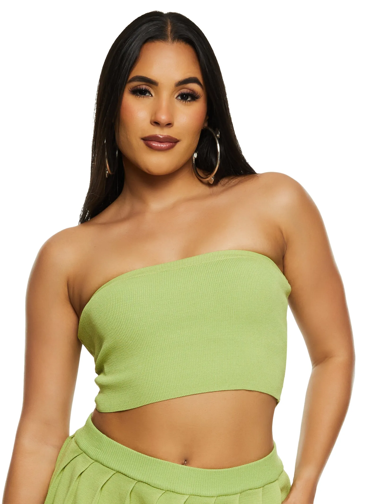 Daisy Solid Tube Top sold by Rainbow