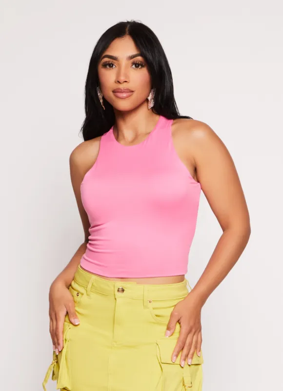 Double Layered Racerback Tank Top sold by Rainbow