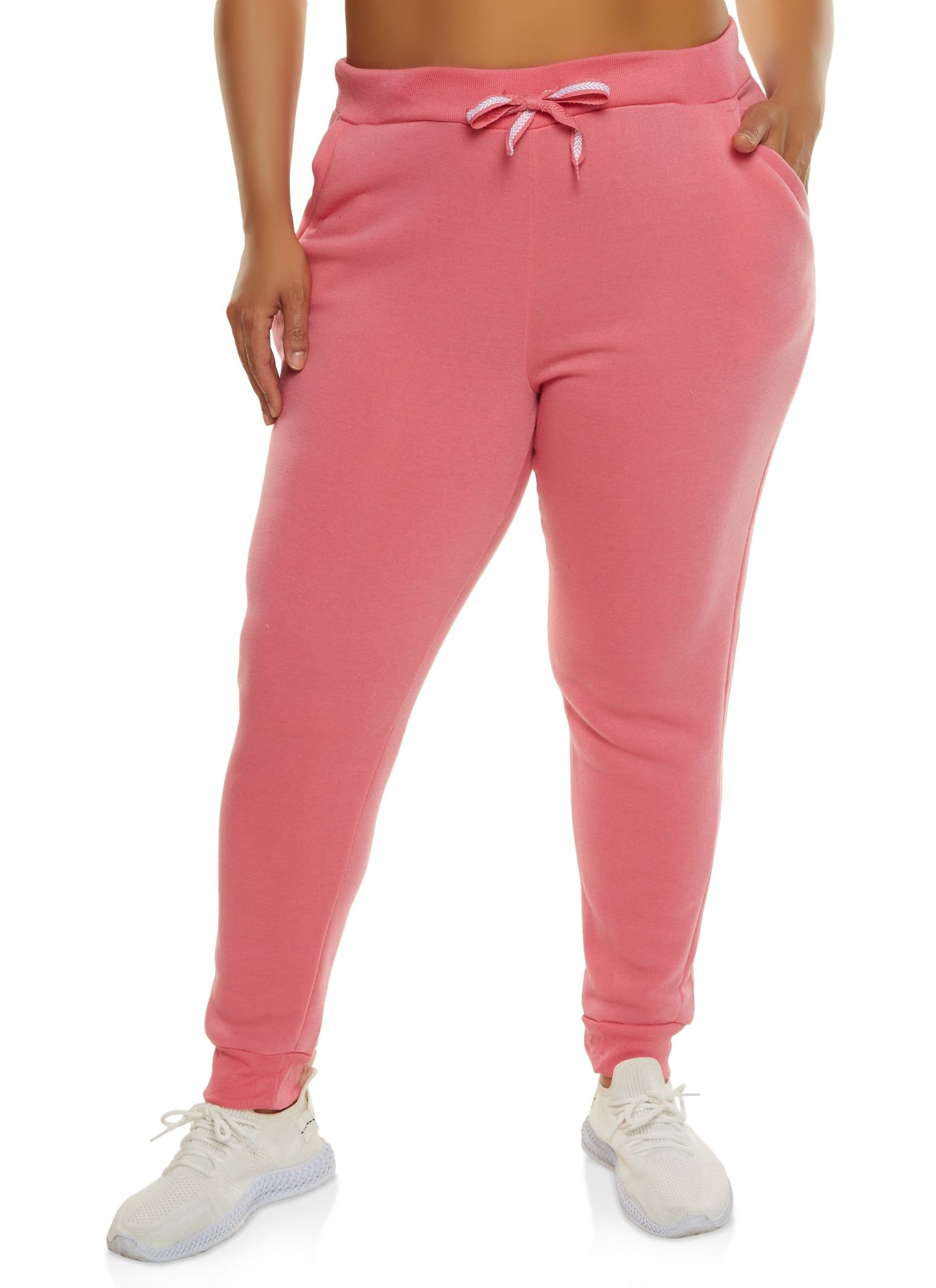 Plus Size Fleece Joggers sold by Rainbow