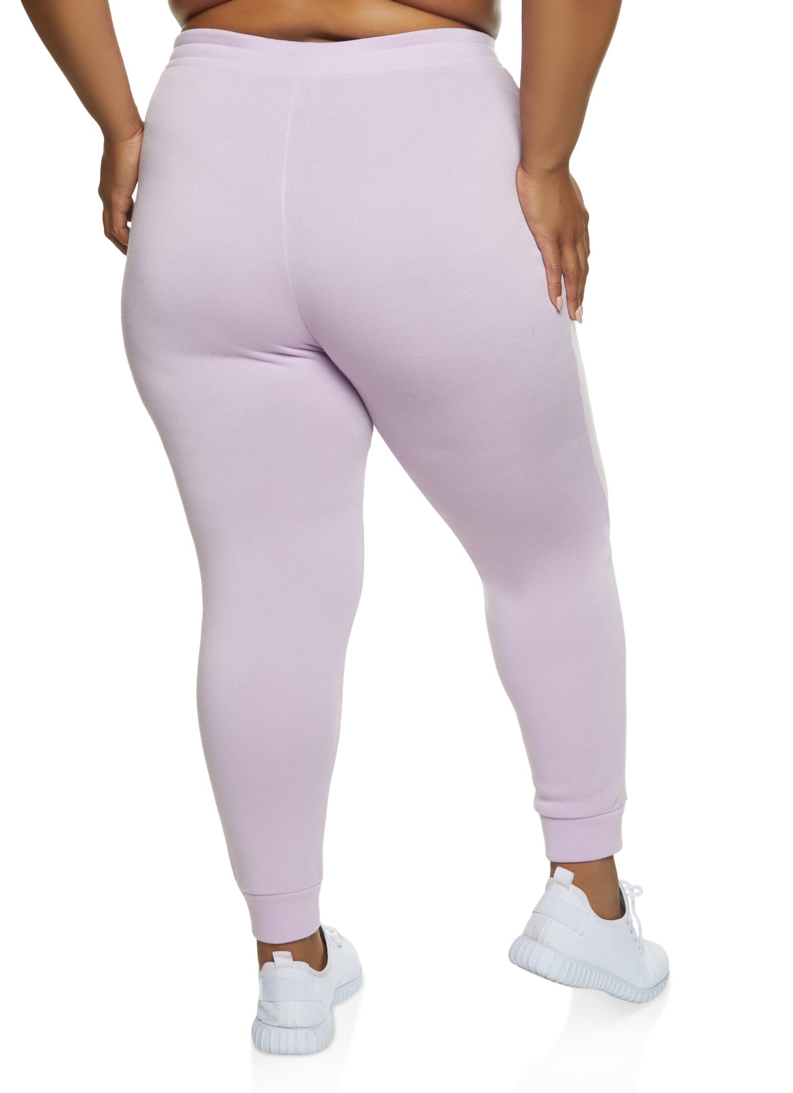 Plus Size High Waist Fleece Joggers sold by Rainbow product image thumbnail 2