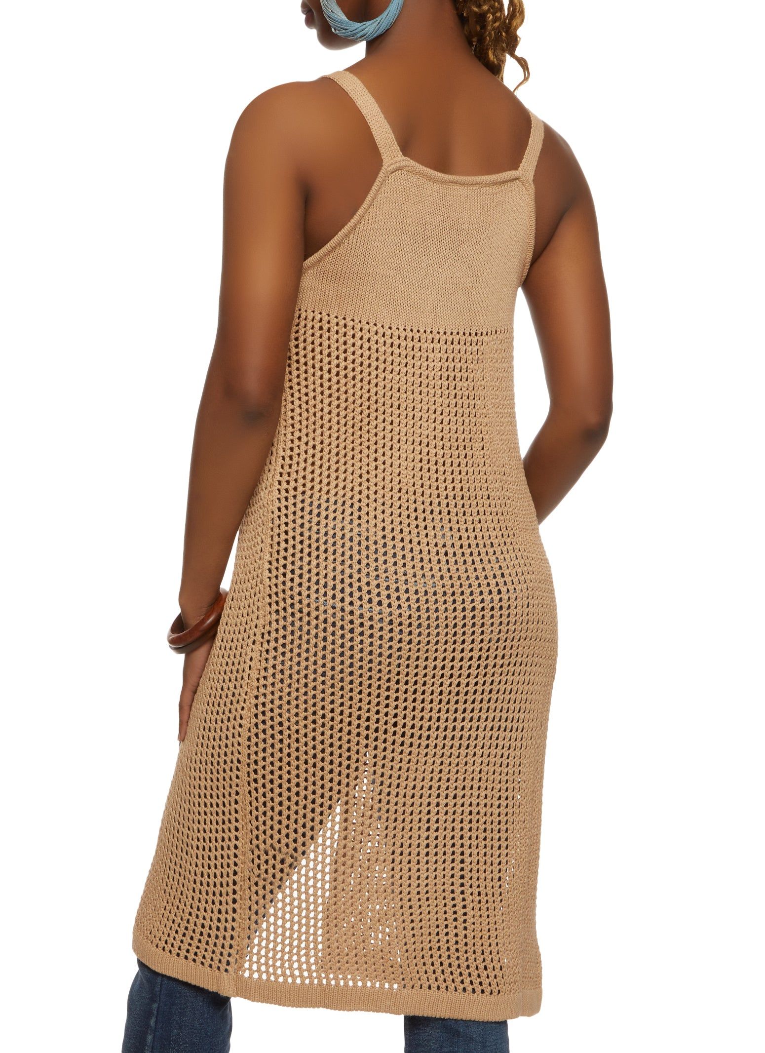 Crochet Tie Front Maxi Top sold by Rainbow product image thumbnail 2