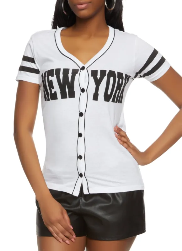 New York 22 Baseball Shirt sold by Rainbow