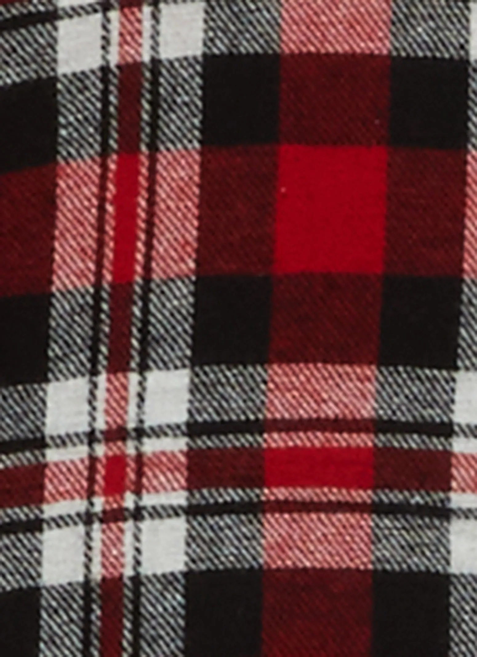 Plus Size Plaid Tabbed Sleeve Flannel Shirt sold by Rainbow product image thumbnail 3