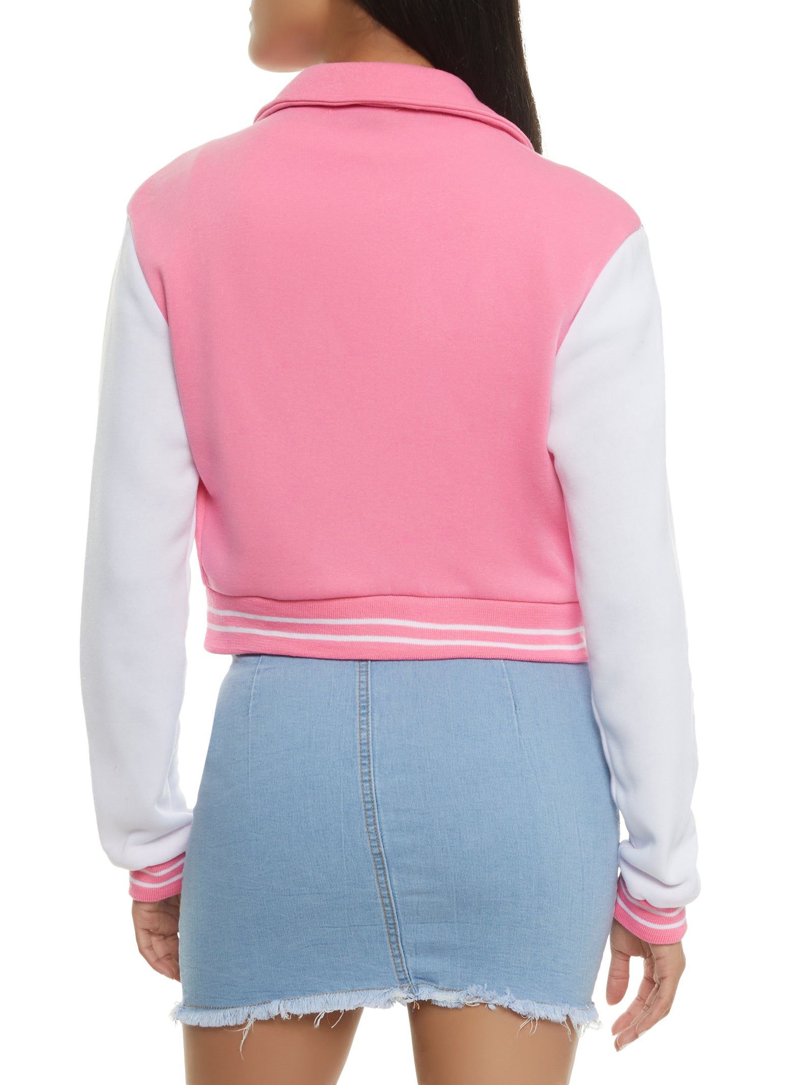 Brooklyn Zip Front Varsity Jacket sold by Rainbow product image thumbnail 3