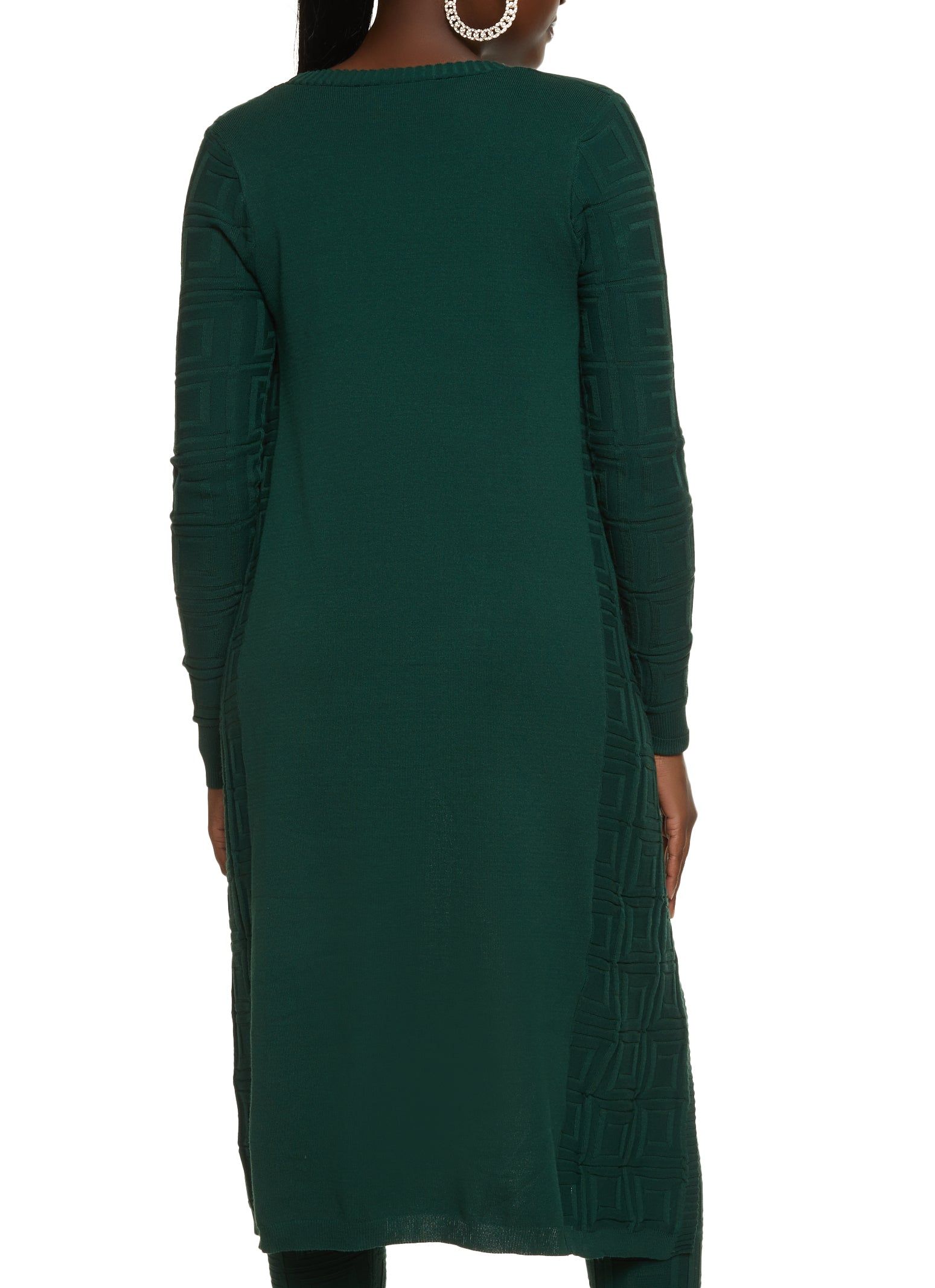 Textured Knit Greek Key Duster sold by Rainbow product image thumbnail 3