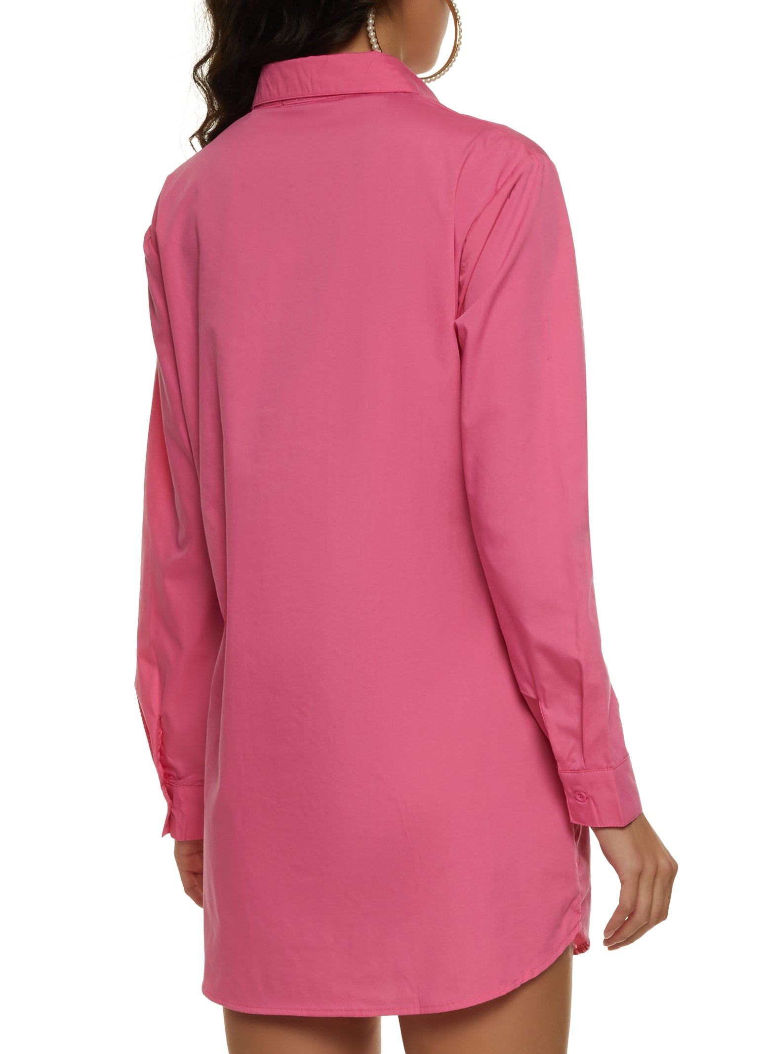 Solid Poplin Shirt Dress sold by Rainbow product image thumbnail 3