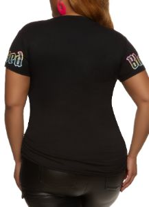 Plus Size Blessed Graphic Tee sold by Rainbow