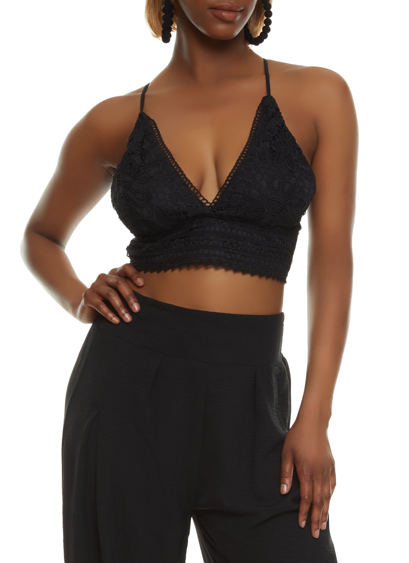 Crochet Smocked Back Bustier sold by Rainbow product image thumbnail 2