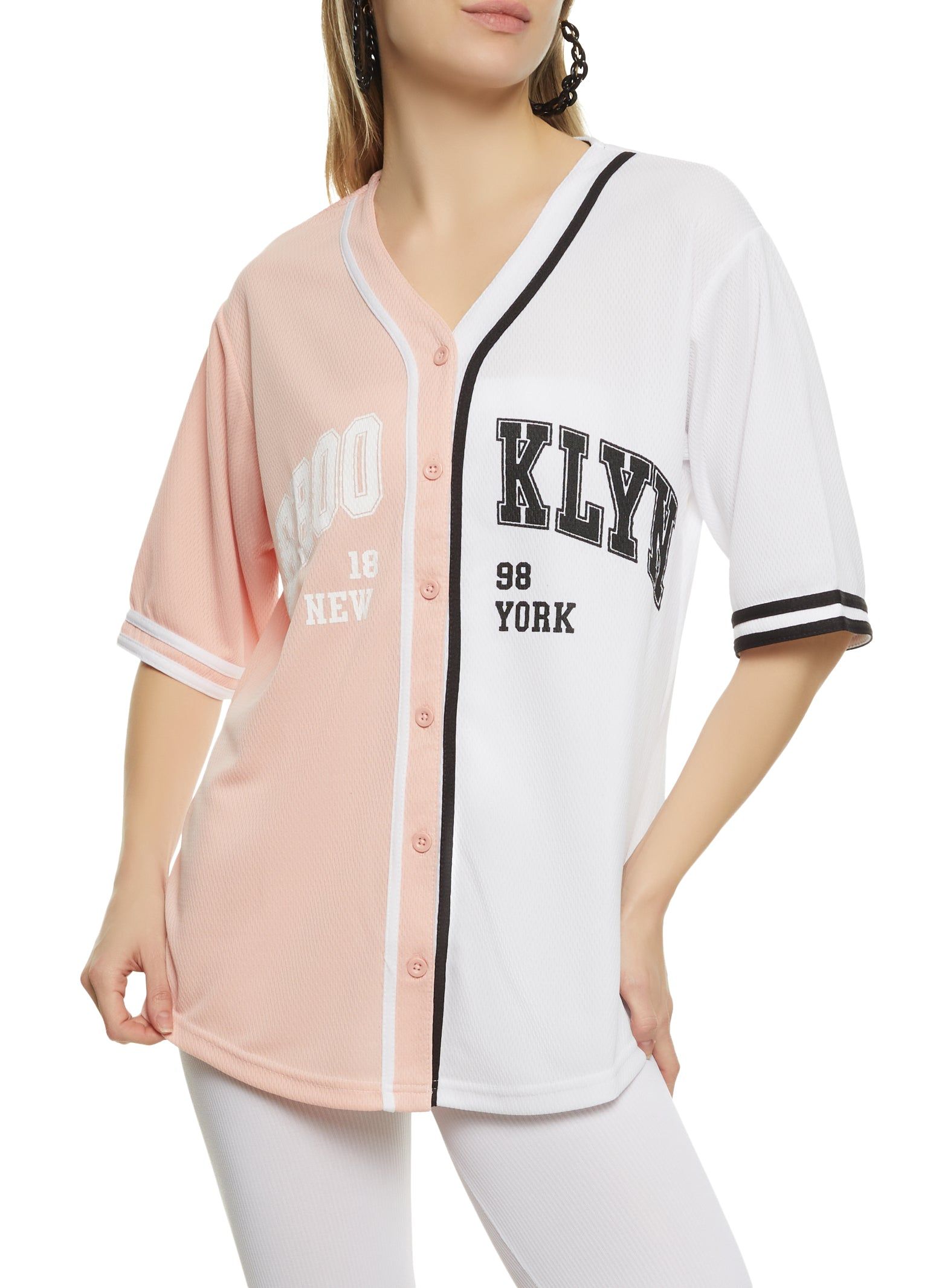 Color Block Brooklyn 1898 New York Baseball Jersey sold by Rainbow product image thumbnail 2