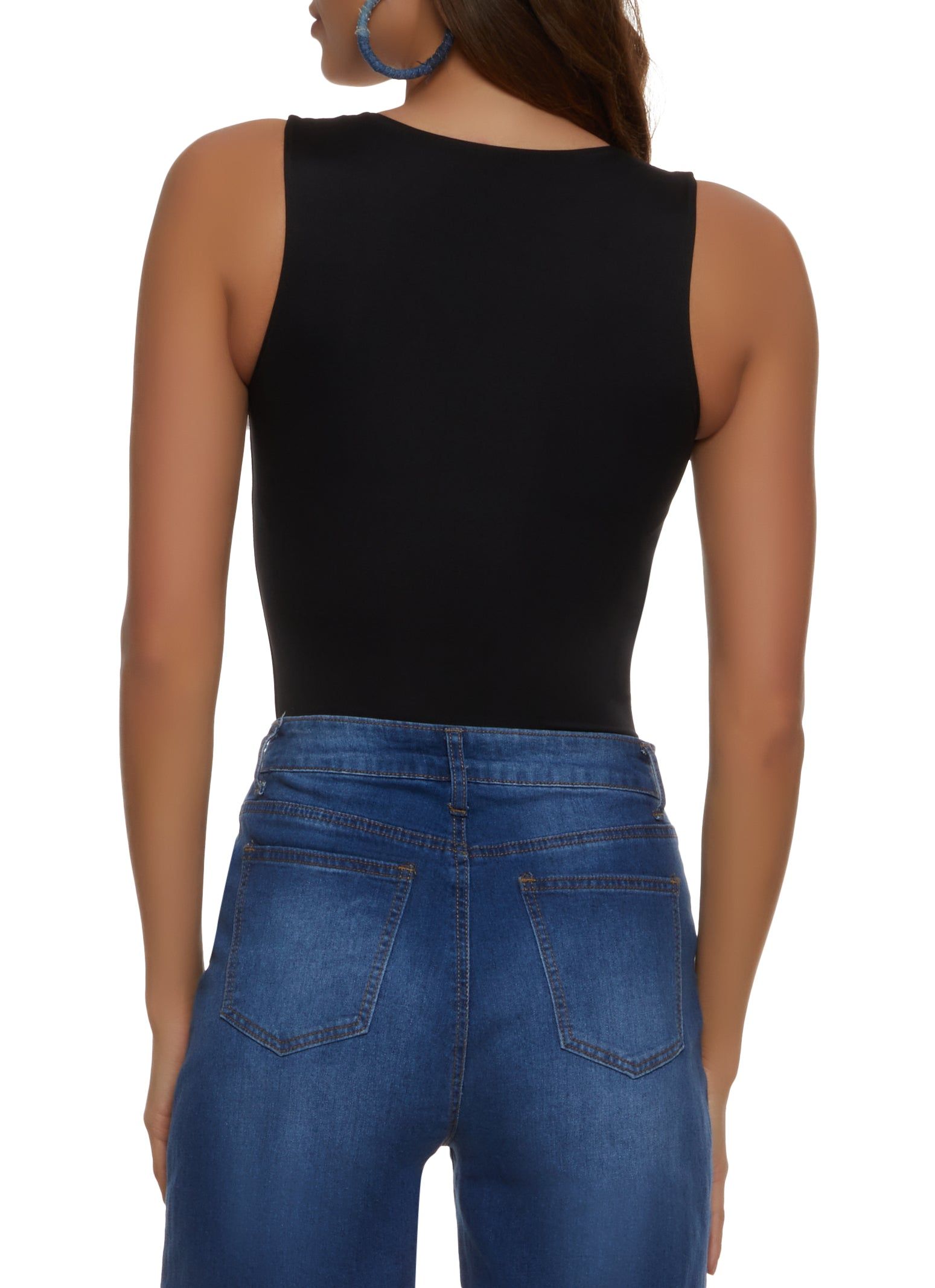 Basic High Neck Tank Bodysuit sold by Rainbow product image thumbnail 3