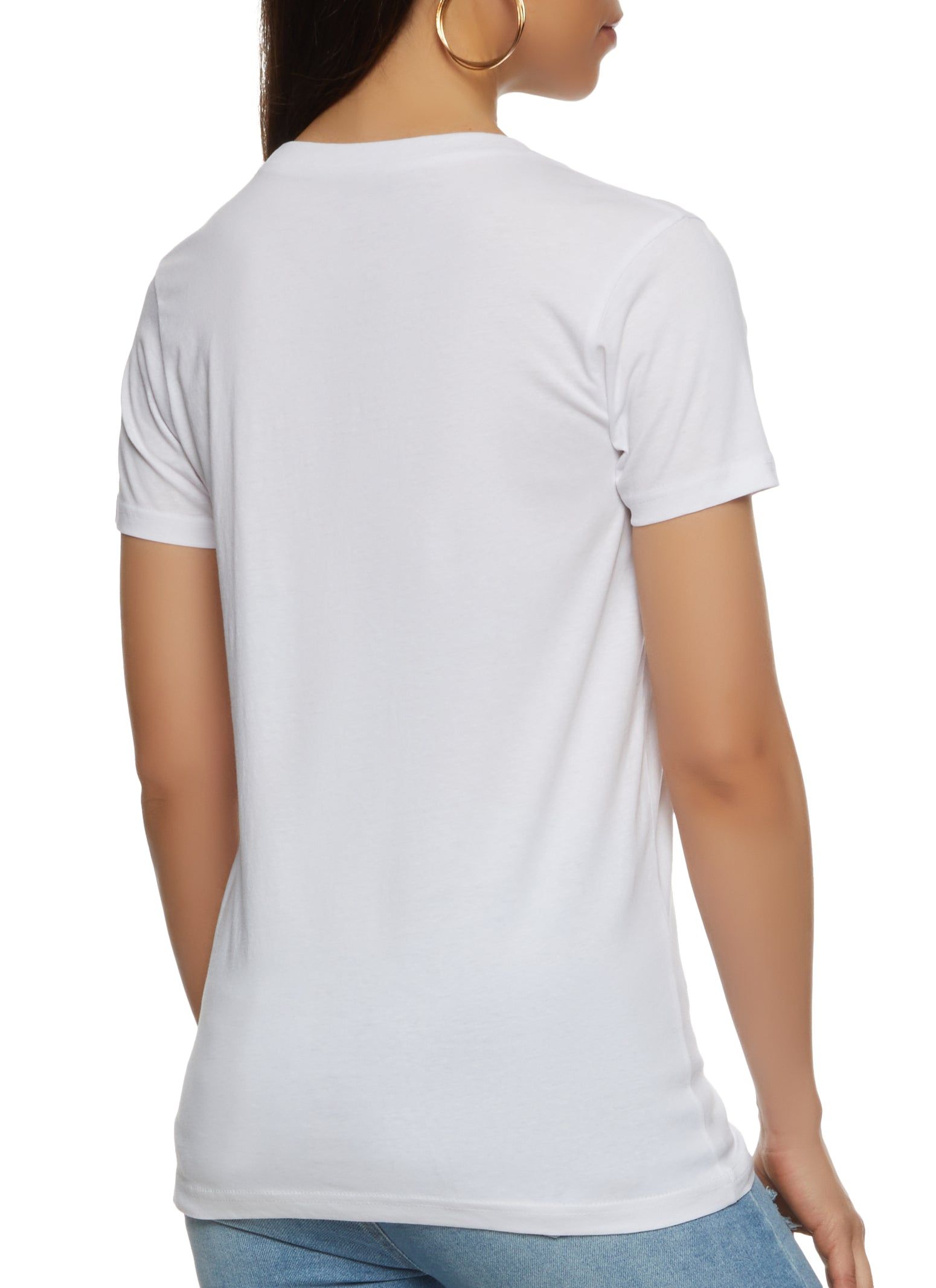 Laser Cut Crew Neck Tee sold by Rainbow product image thumbnail 2