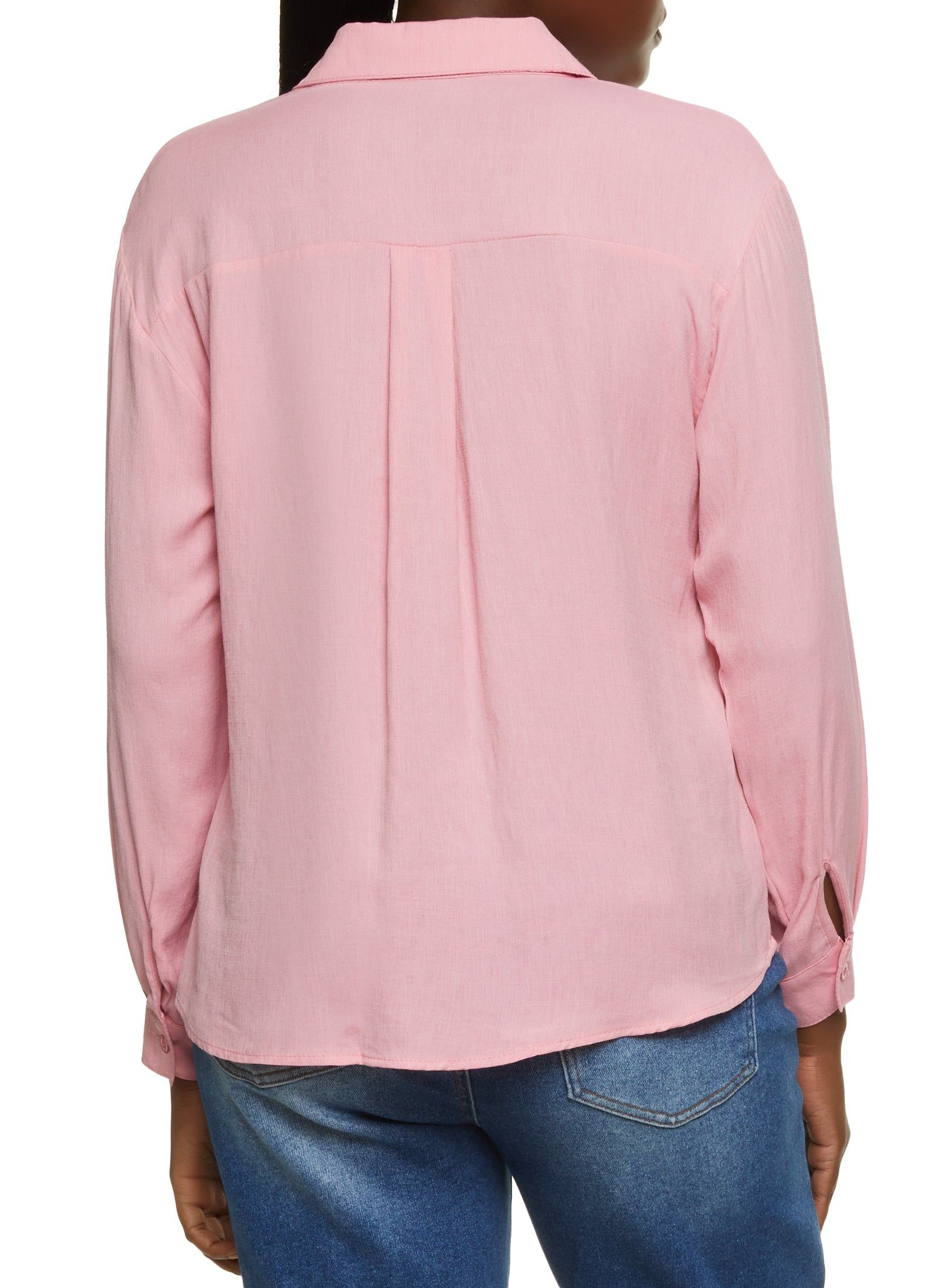 Linen Button Front Shirt sold by Rainbow product image thumbnail 2