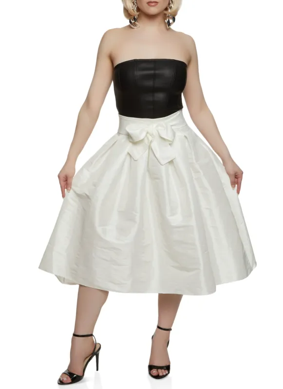 Tie Waisted Circle Skirt sold by Rainbow