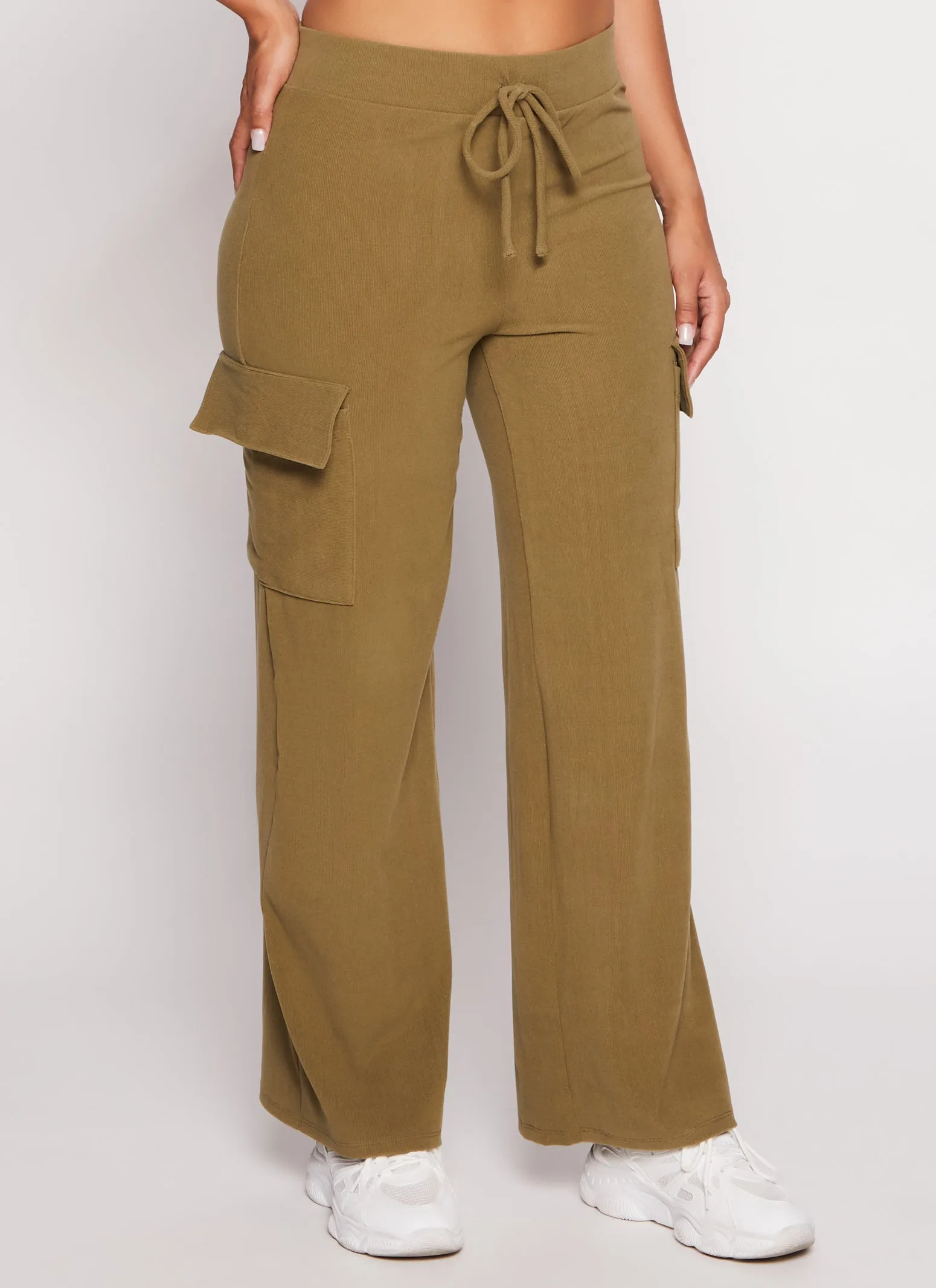 Cargo Pocket Wide Leg Sweatpants sold by Rainbow product image thumbnail 2
