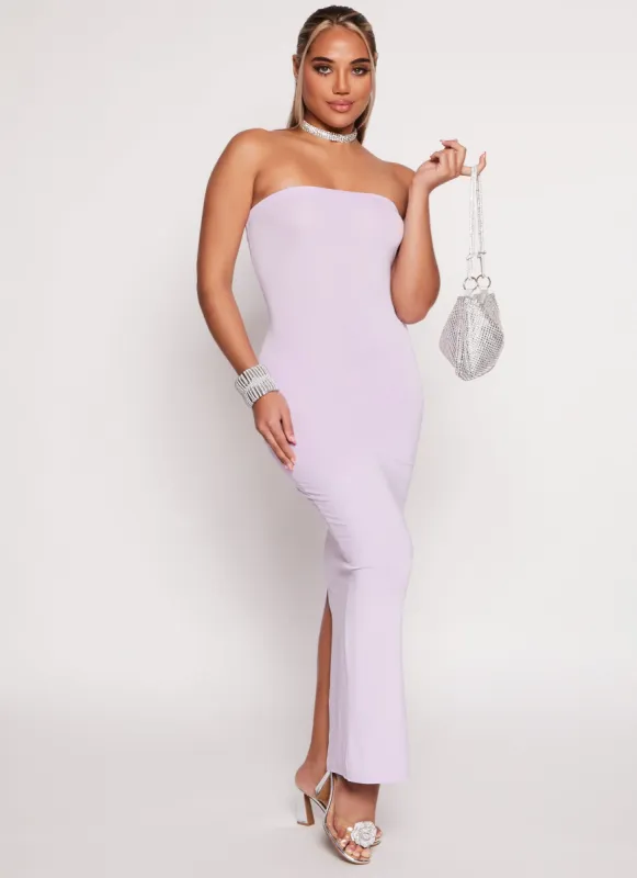 Daisy Solid Maxi Tube Dress sold by Rainbow