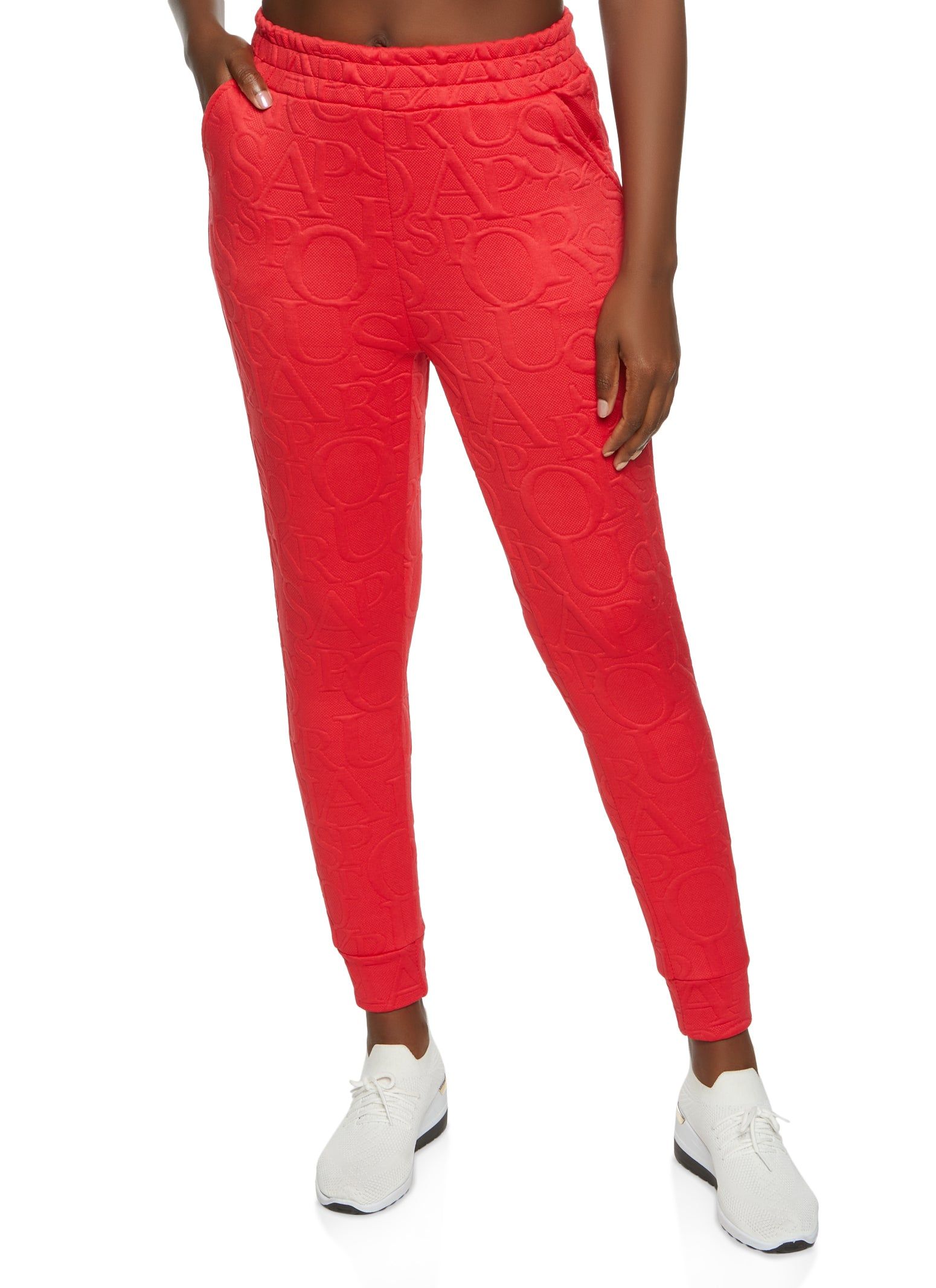 Embossed Joggers sold by Rainbow