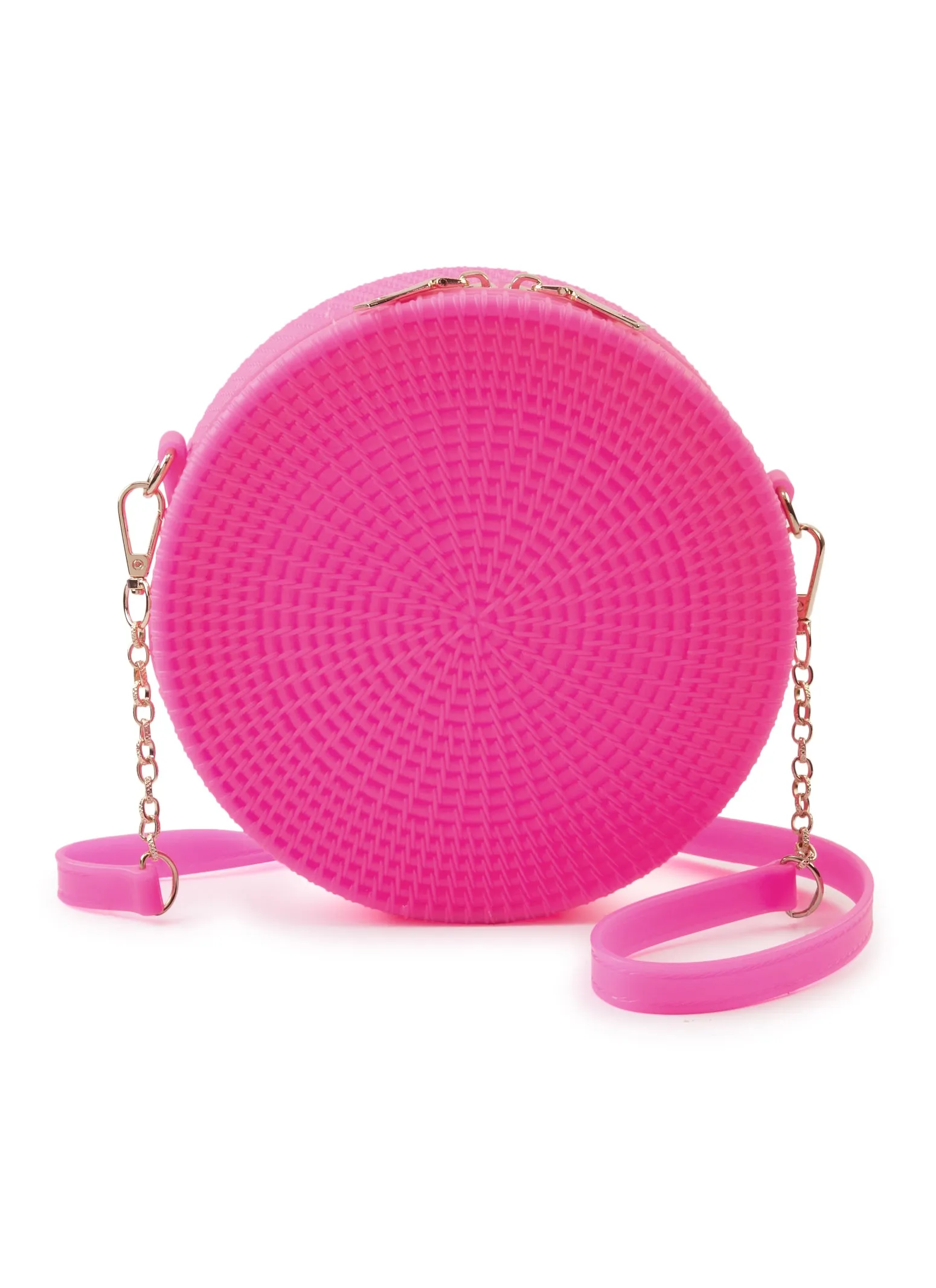 Textured Silicone Circular Crossbody Bag sold by Rainbow product image thumbnail 2