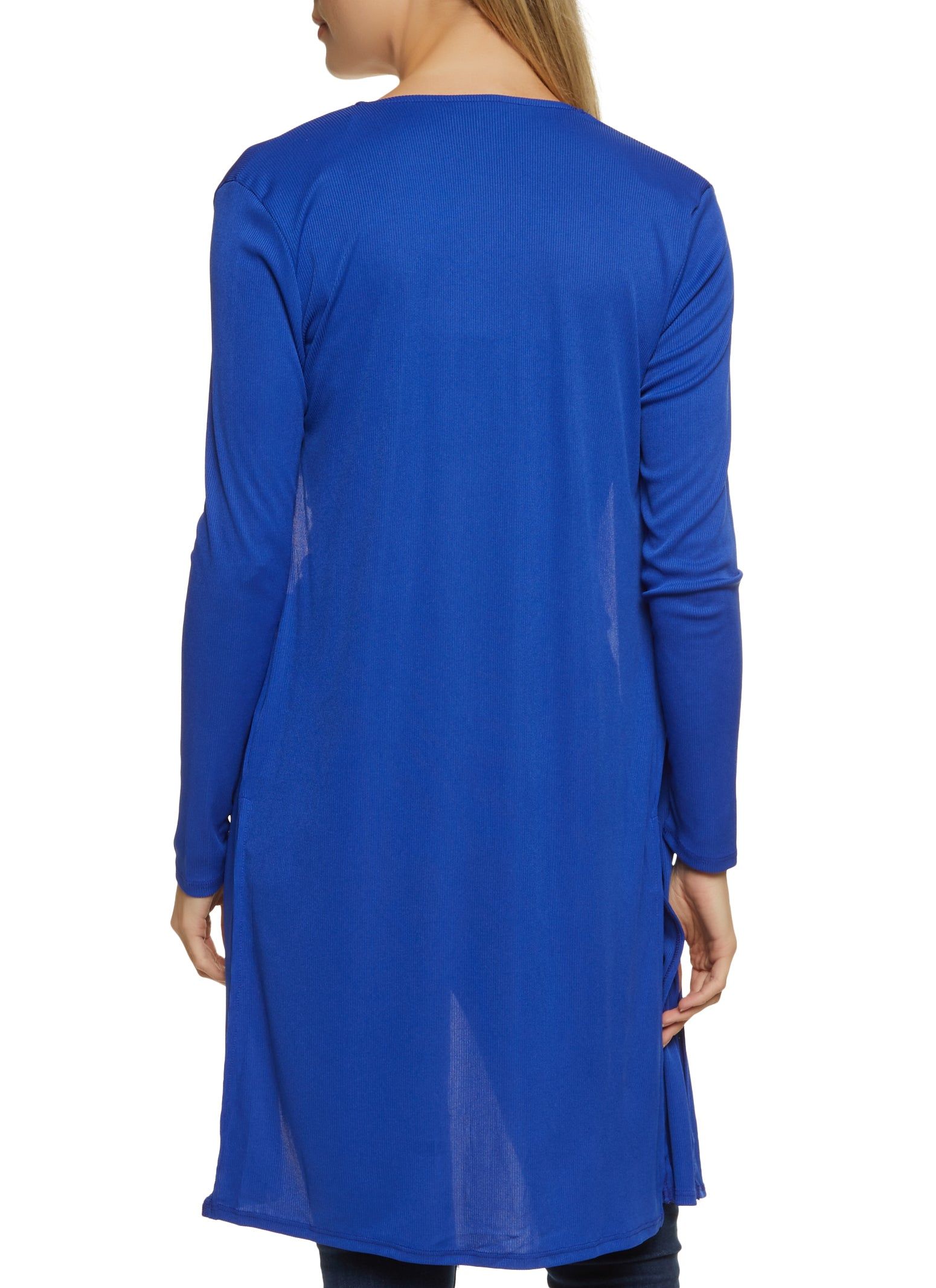 Solid Ribbed Open Front Duster sold by Rainbow product image thumbnail 2