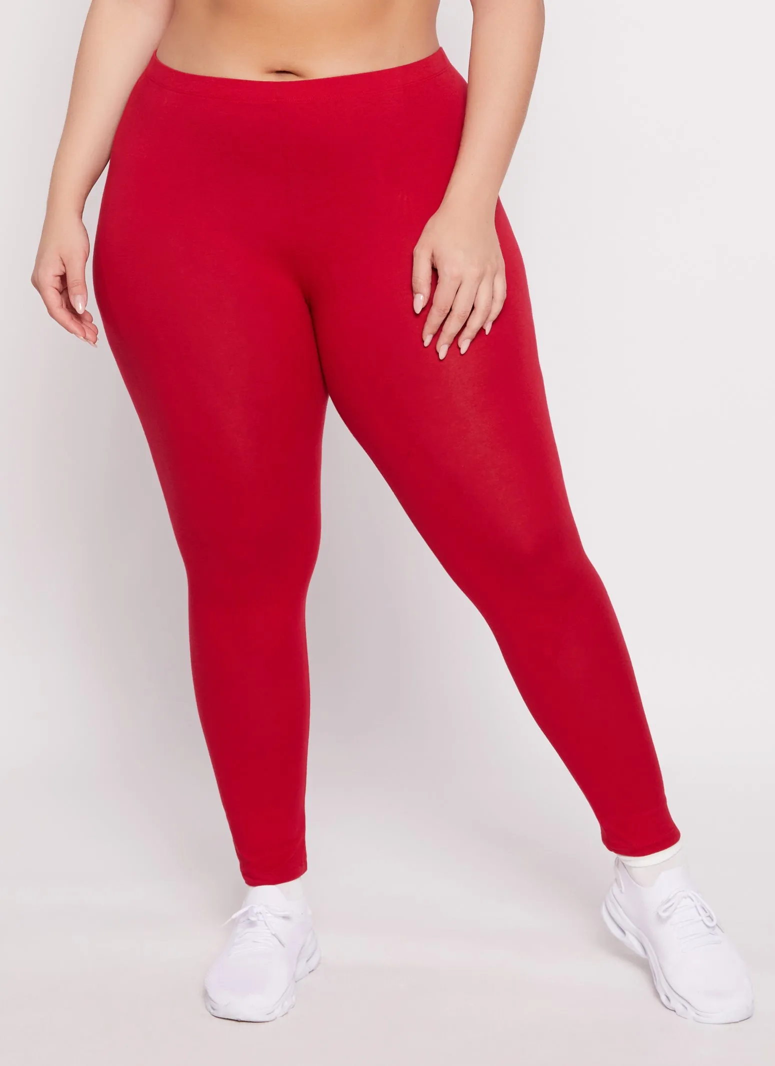 Plus Size Basic High Rise Leggings sold by Rainbow product image thumbnail 2