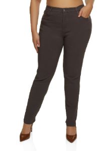 Plus Size Twill Skinny Pants sold by Rainbow