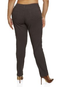 Plus Size Twill Skinny Pants sold by Rainbow