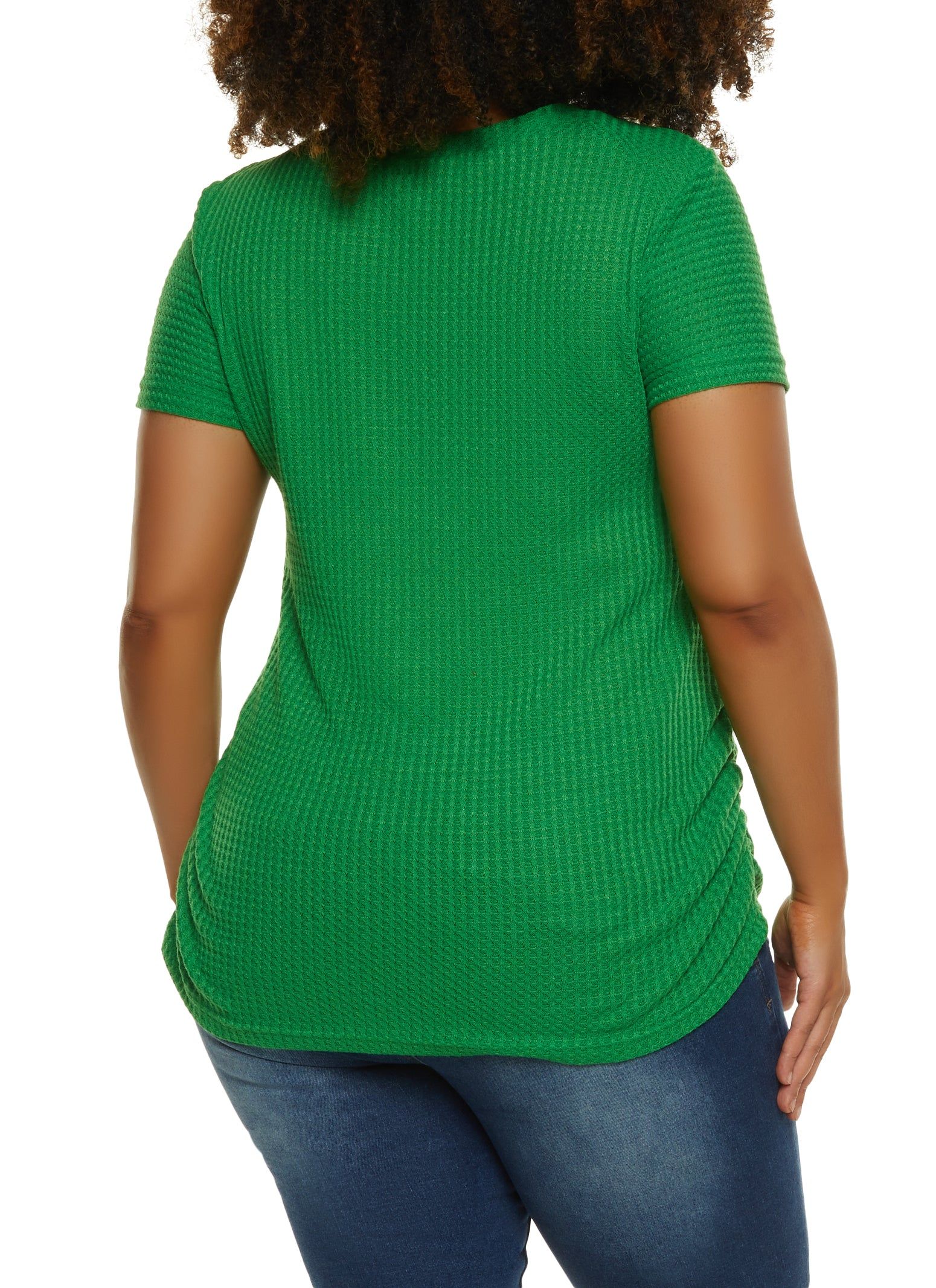 Plus Size Rhinestone Sassy Patch Graphic Tee sold by Rainbow product image thumbnail 2