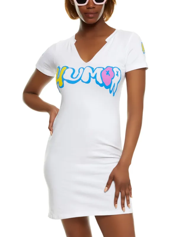 Humor Graphic T Shirt Dress sold by Rainbow