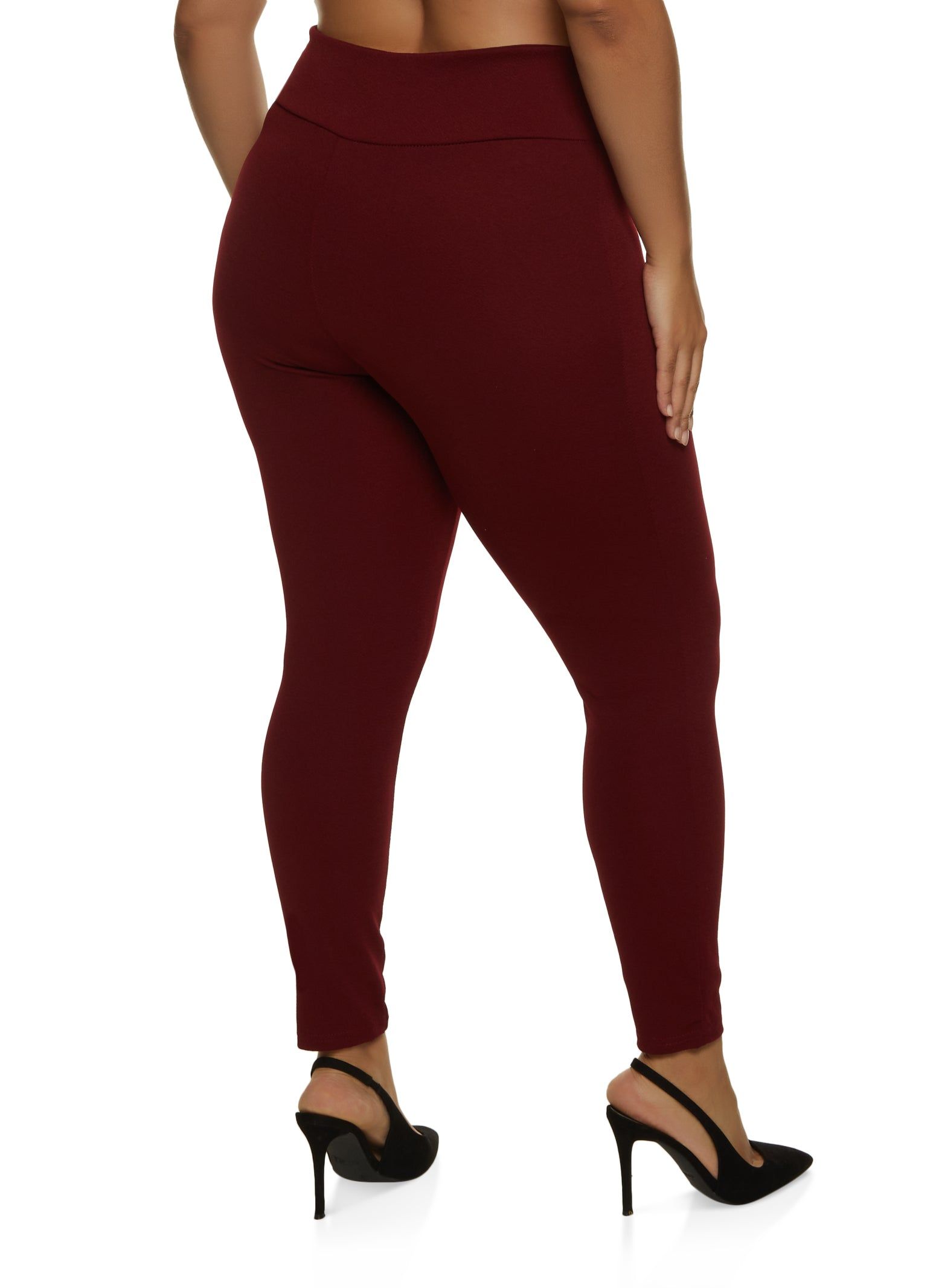 Plus Size Crepe Knit Pull On Pants sold by Rainbow product image thumbnail 2