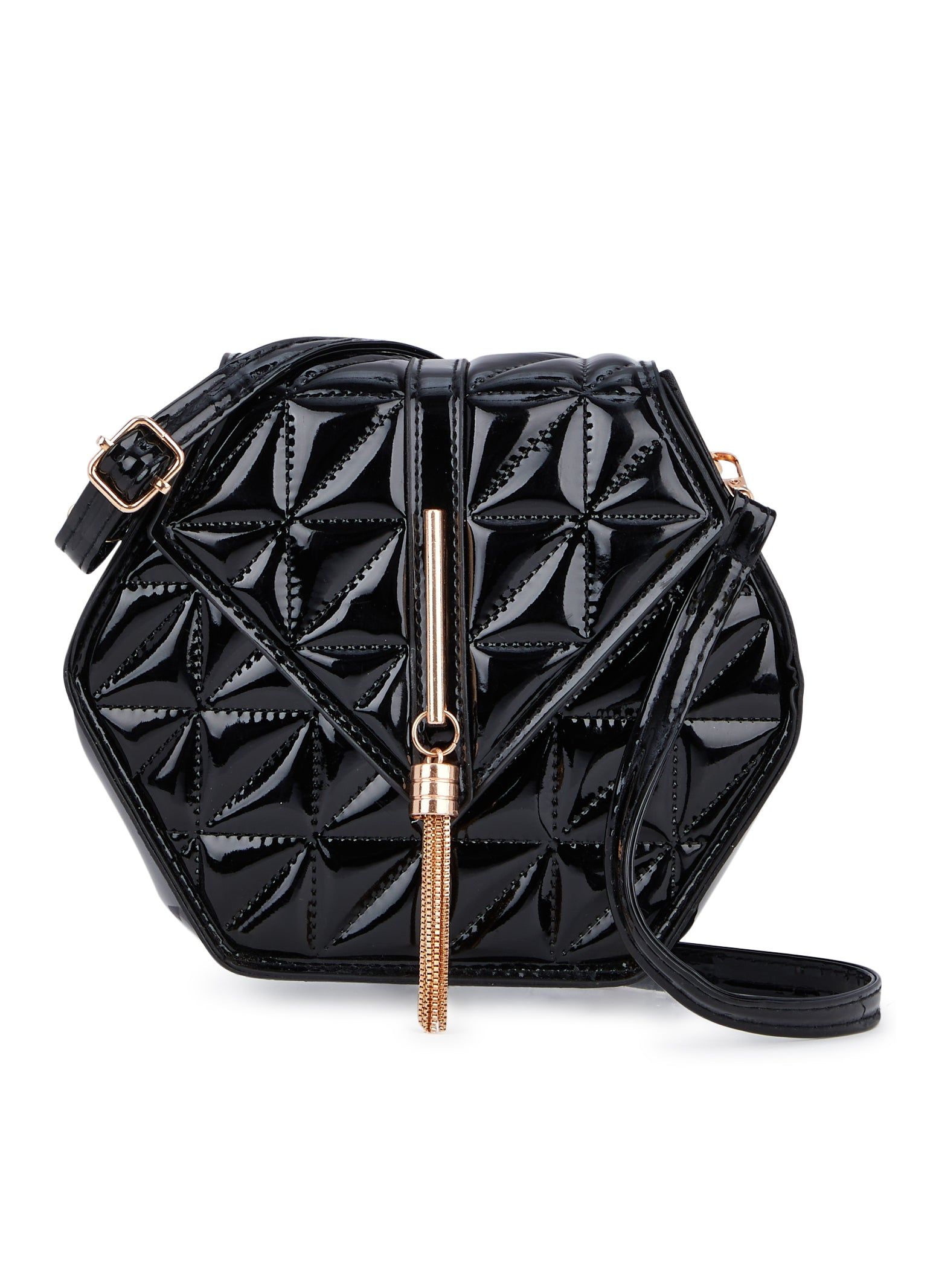 Tassel Detail Quilted Crossbody Bag sold by Rainbow product image thumbnail 2
