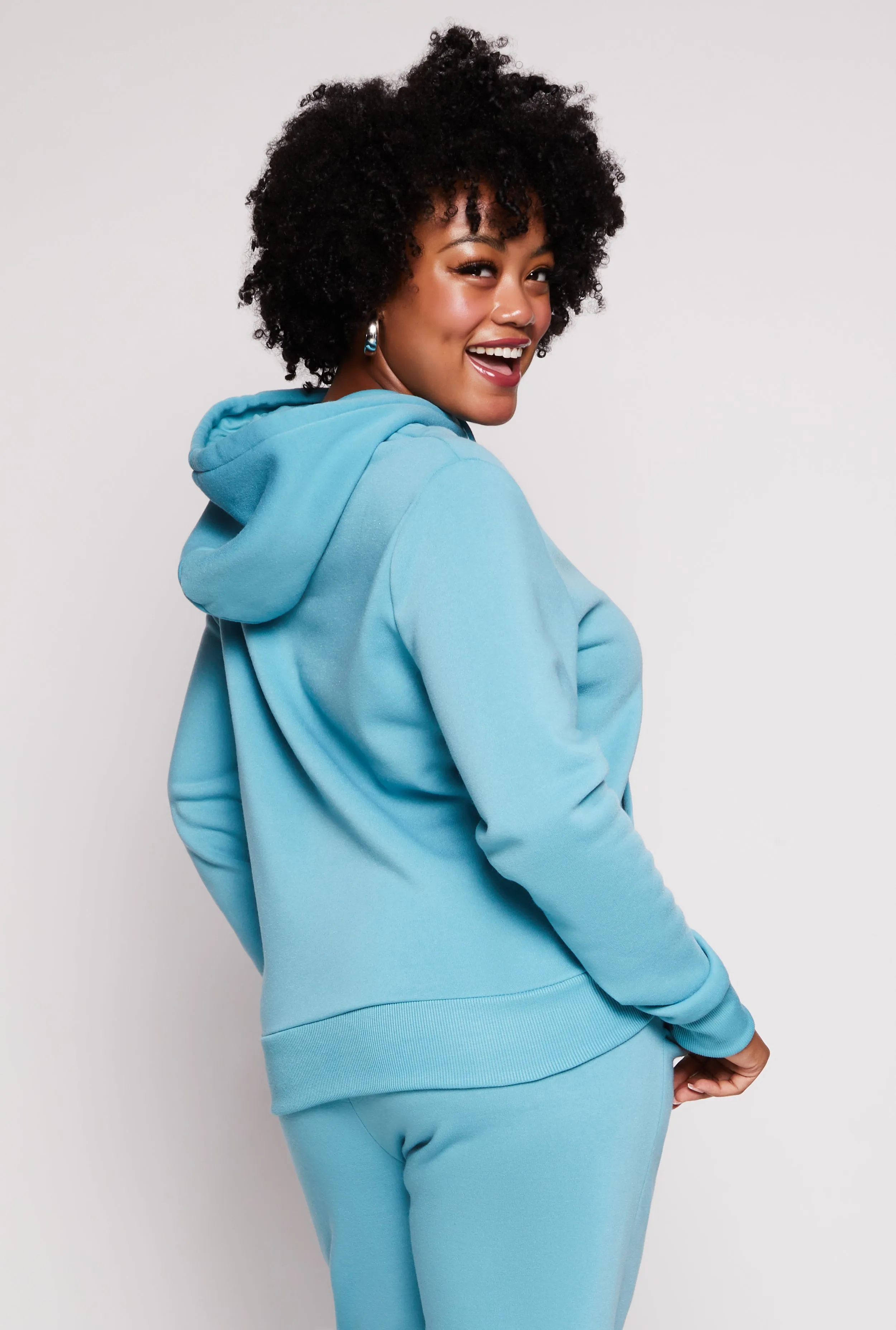 Plus Size Bear Graphic Pullover Hoodie sold by Rainbow product image thumbnail 3