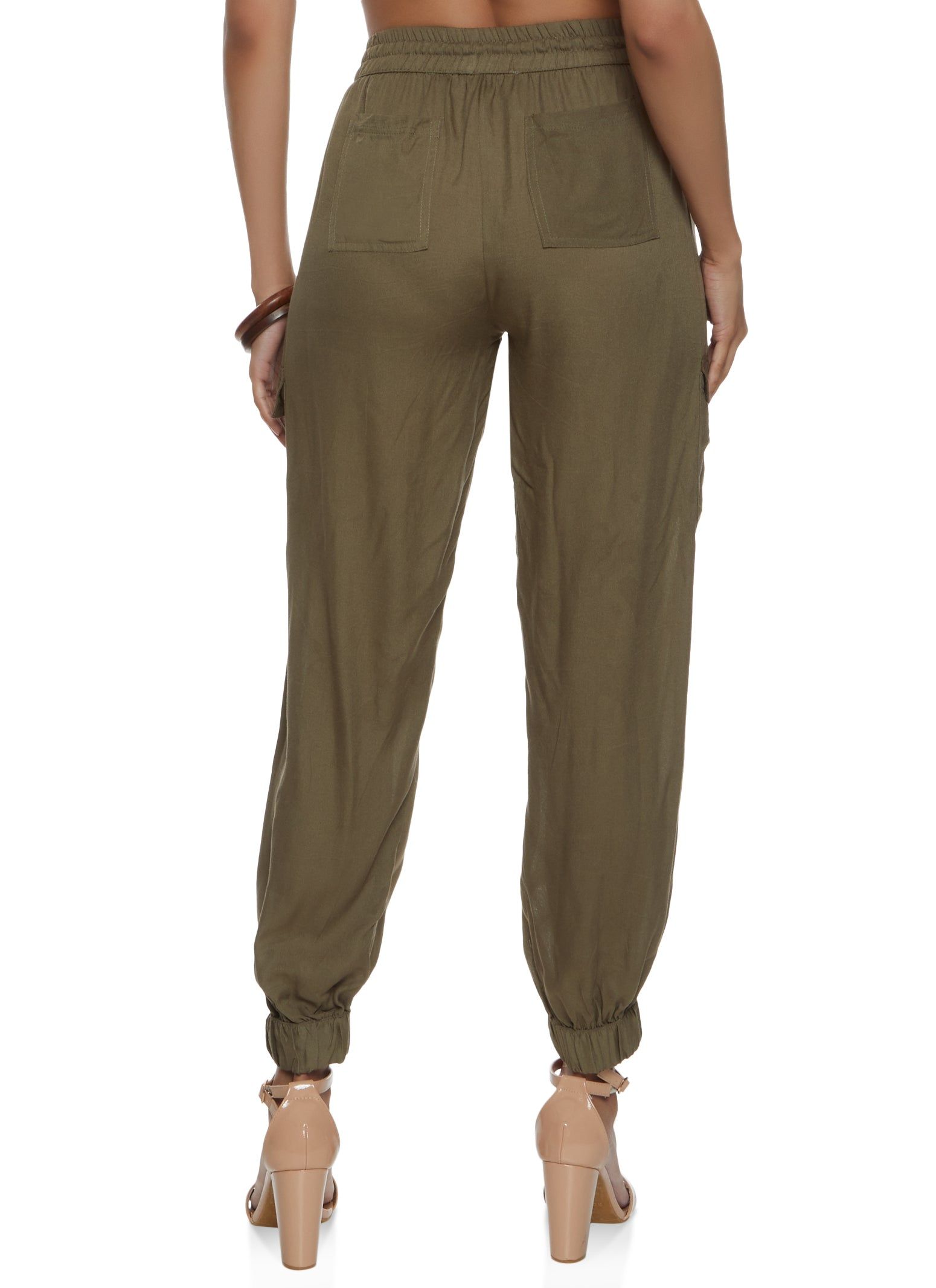 Drawstring Cargo Pocket Joggers sold by Rainbow product image thumbnail 2