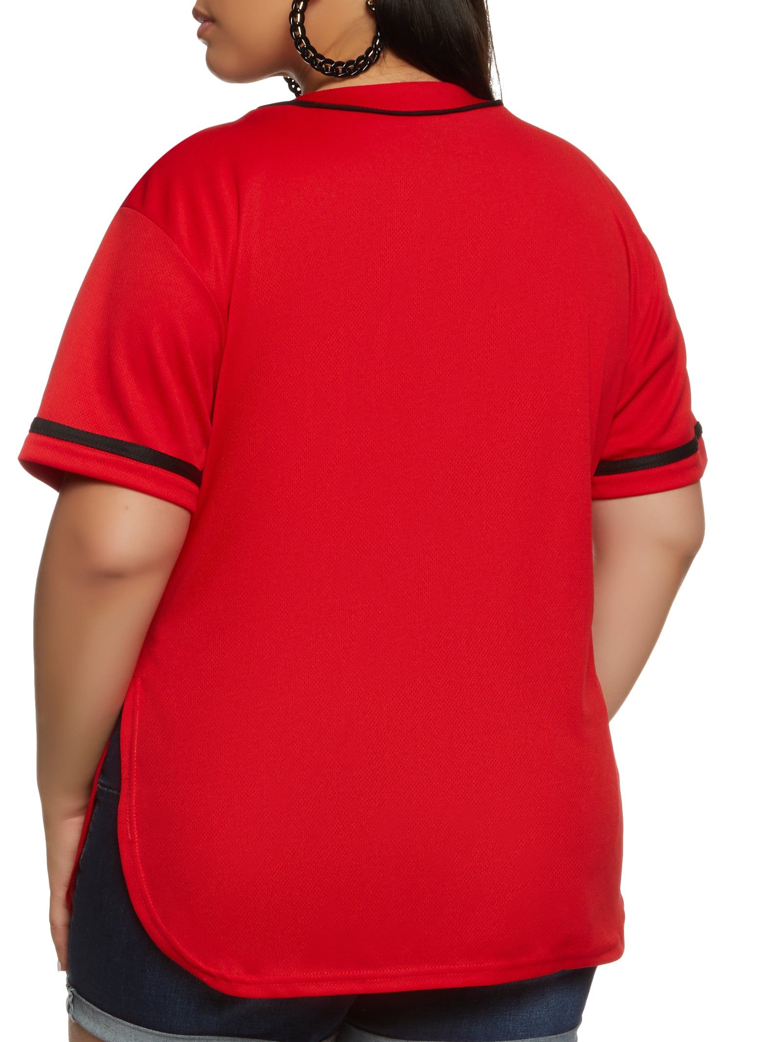 Plus Size Boss 94 Mesh Baseball Tee sold by Rainbow product image thumbnail 2