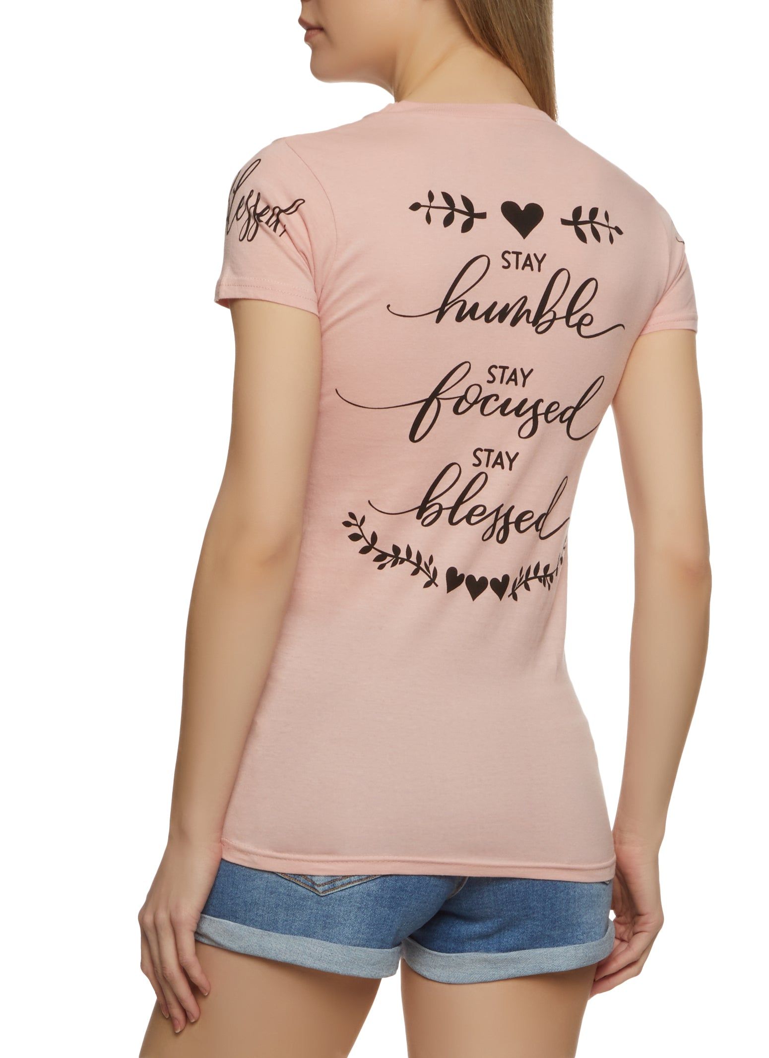 Blessed Beyond Measure Sequin Graphic Tee sold by Rainbow product image thumbnail 2