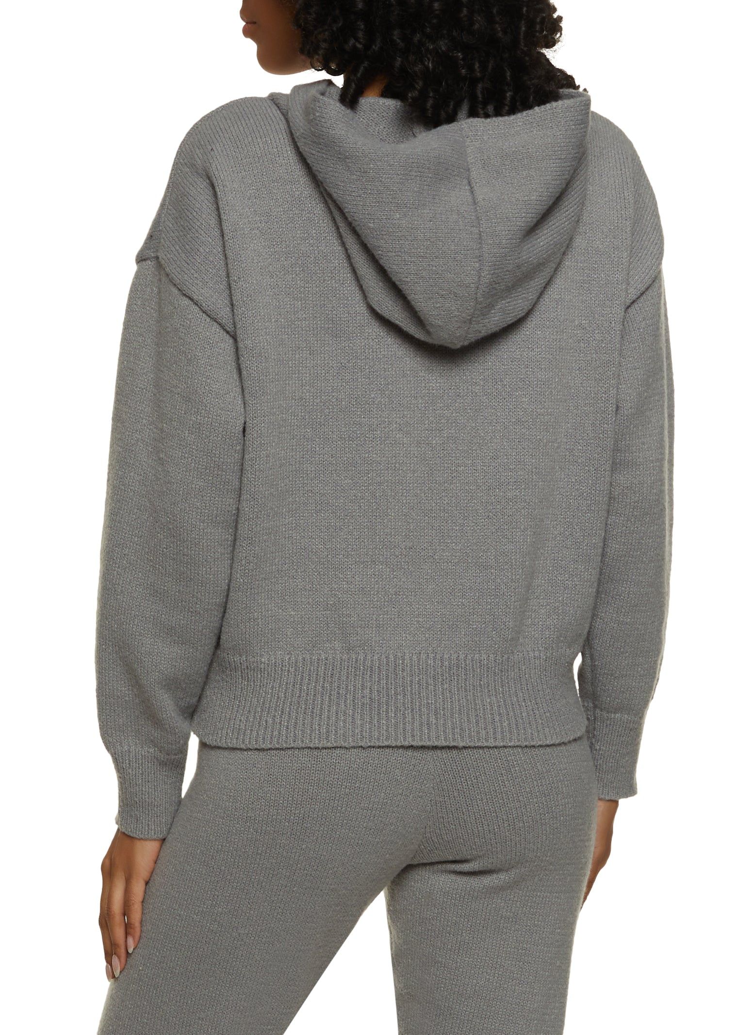 Brushed Knit Hooded Sweater sold by Rainbow product image thumbnail 3