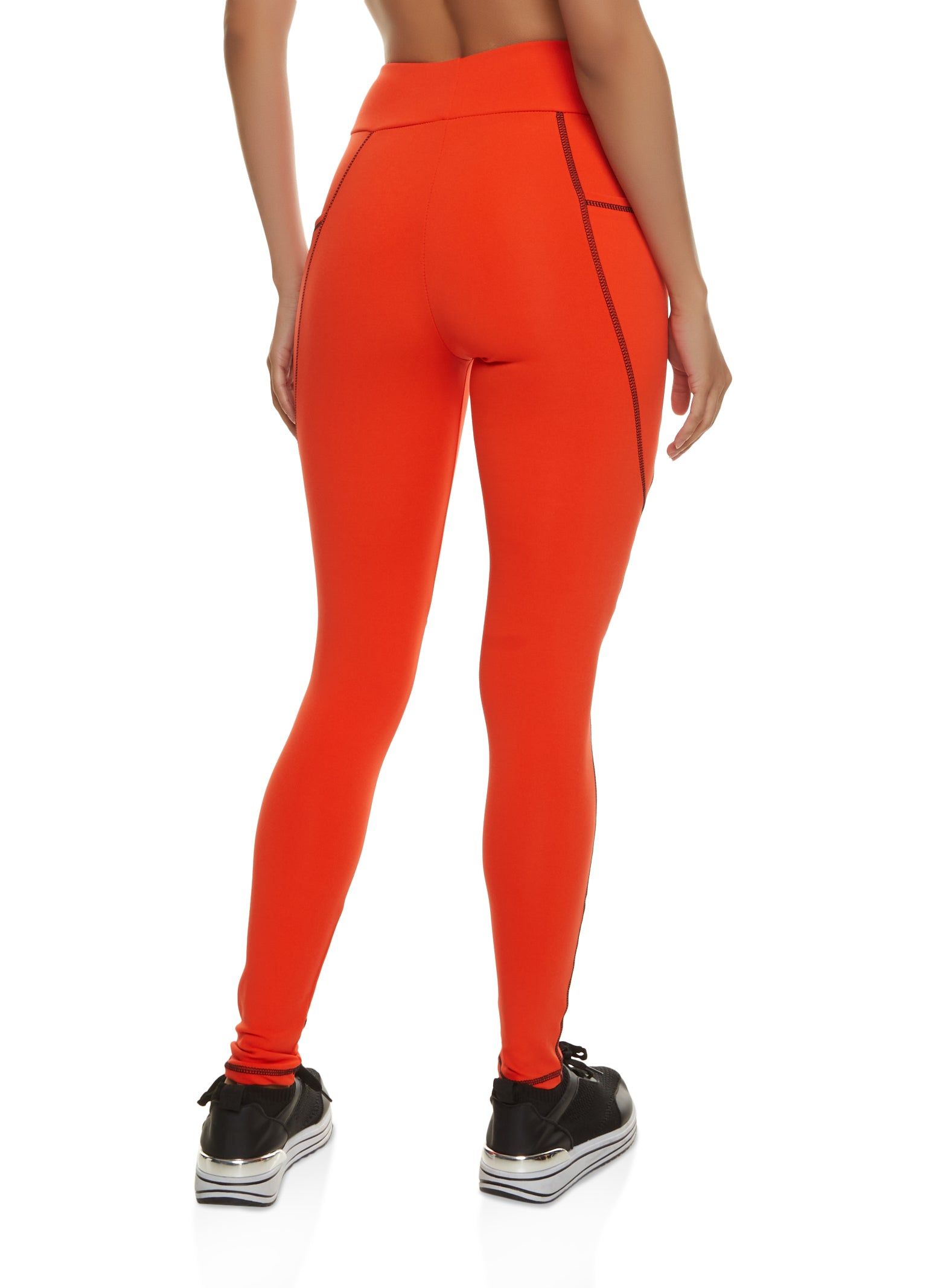 Decorative Stitch Crossover Leggings sold by Rainbow product image thumbnail 2