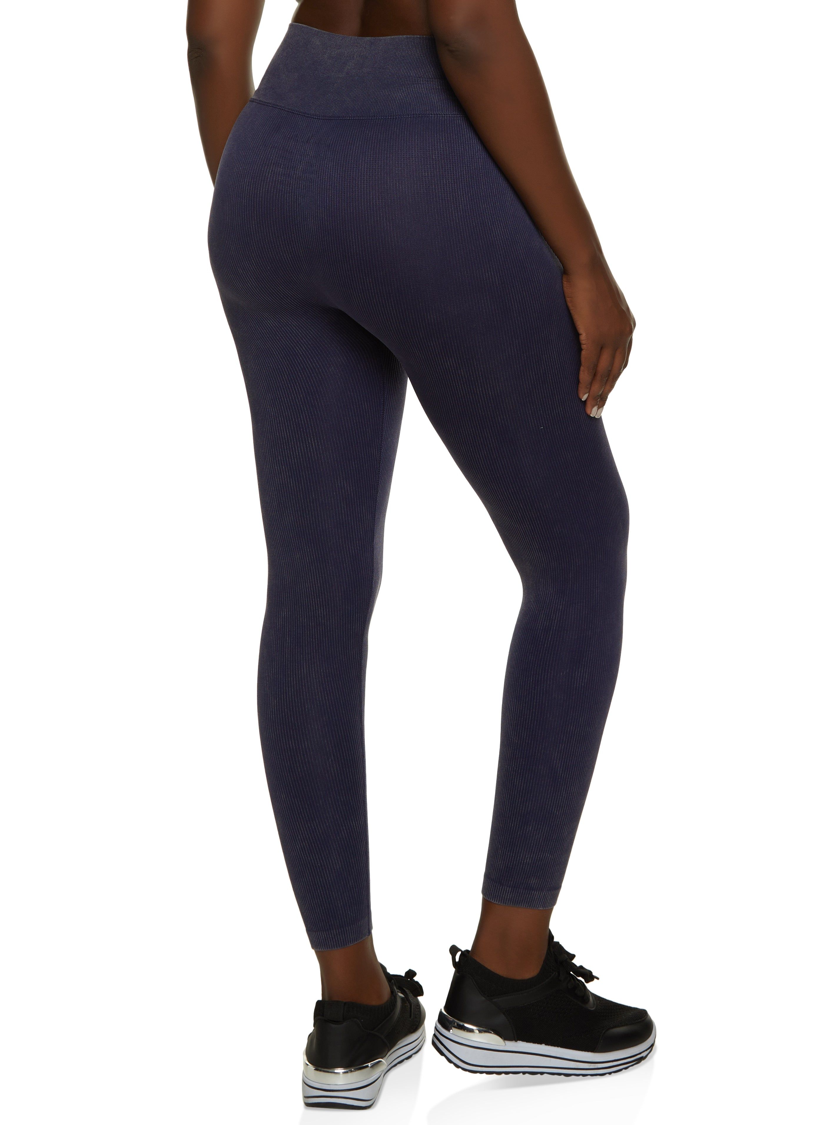 Compression Rib Seamless High Waist Leggings sold by Rainbow product image thumbnail 2