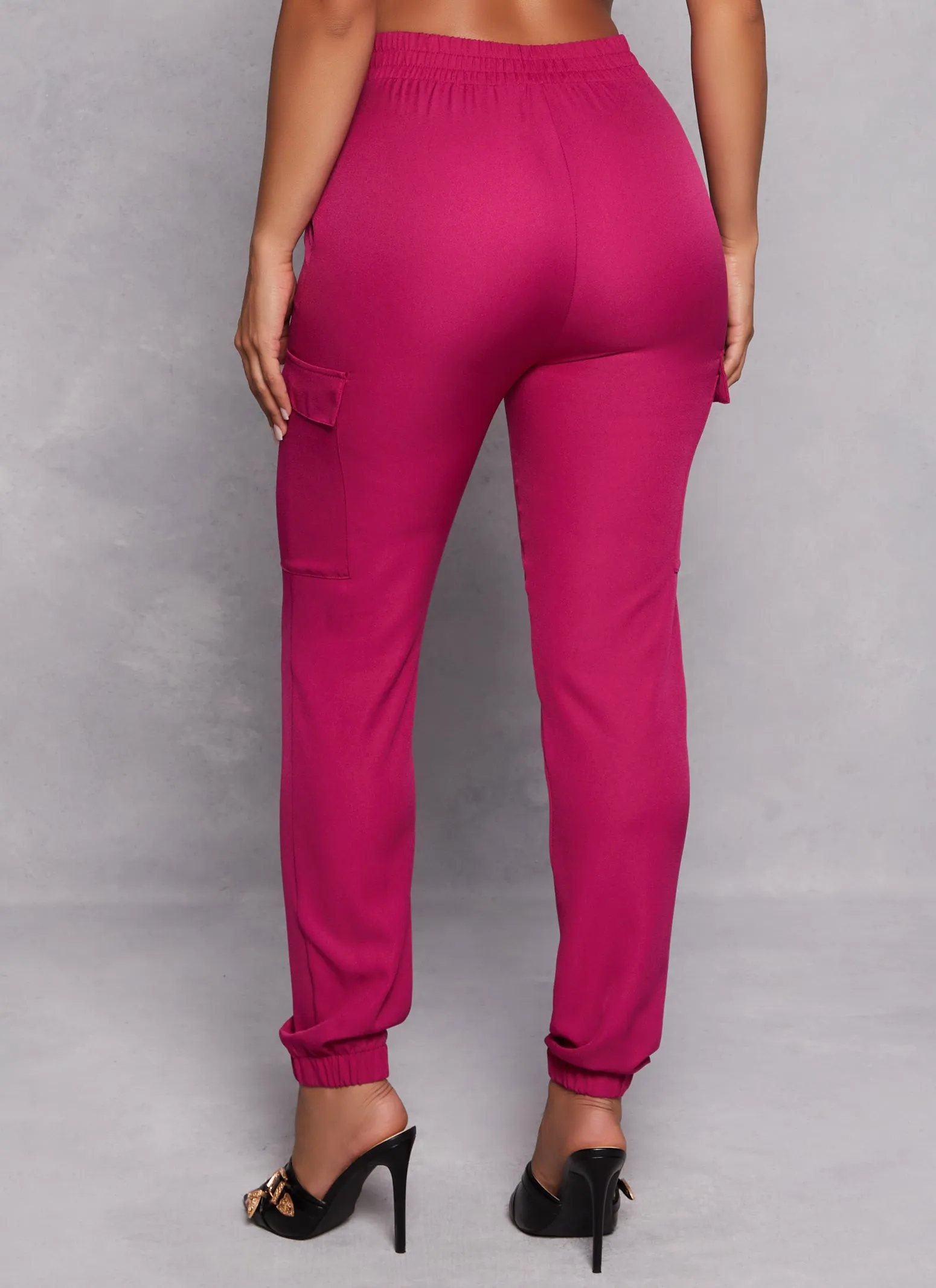 Pull On Tapered Leg Cargo Pants sold by Rainbow product image thumbnail 3