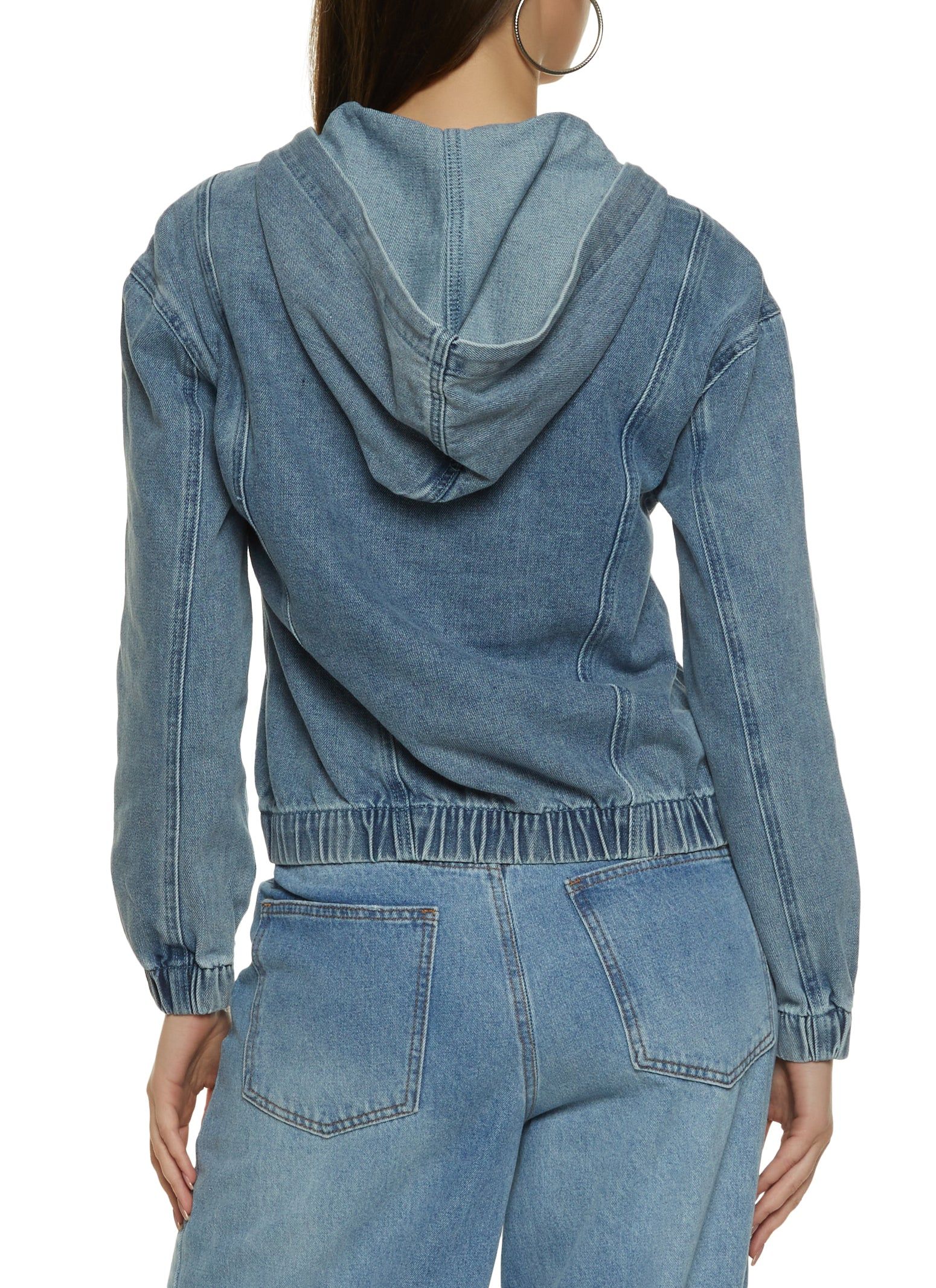 Denim Pullover Sweatshirt sold by Rainbow product image thumbnail 2