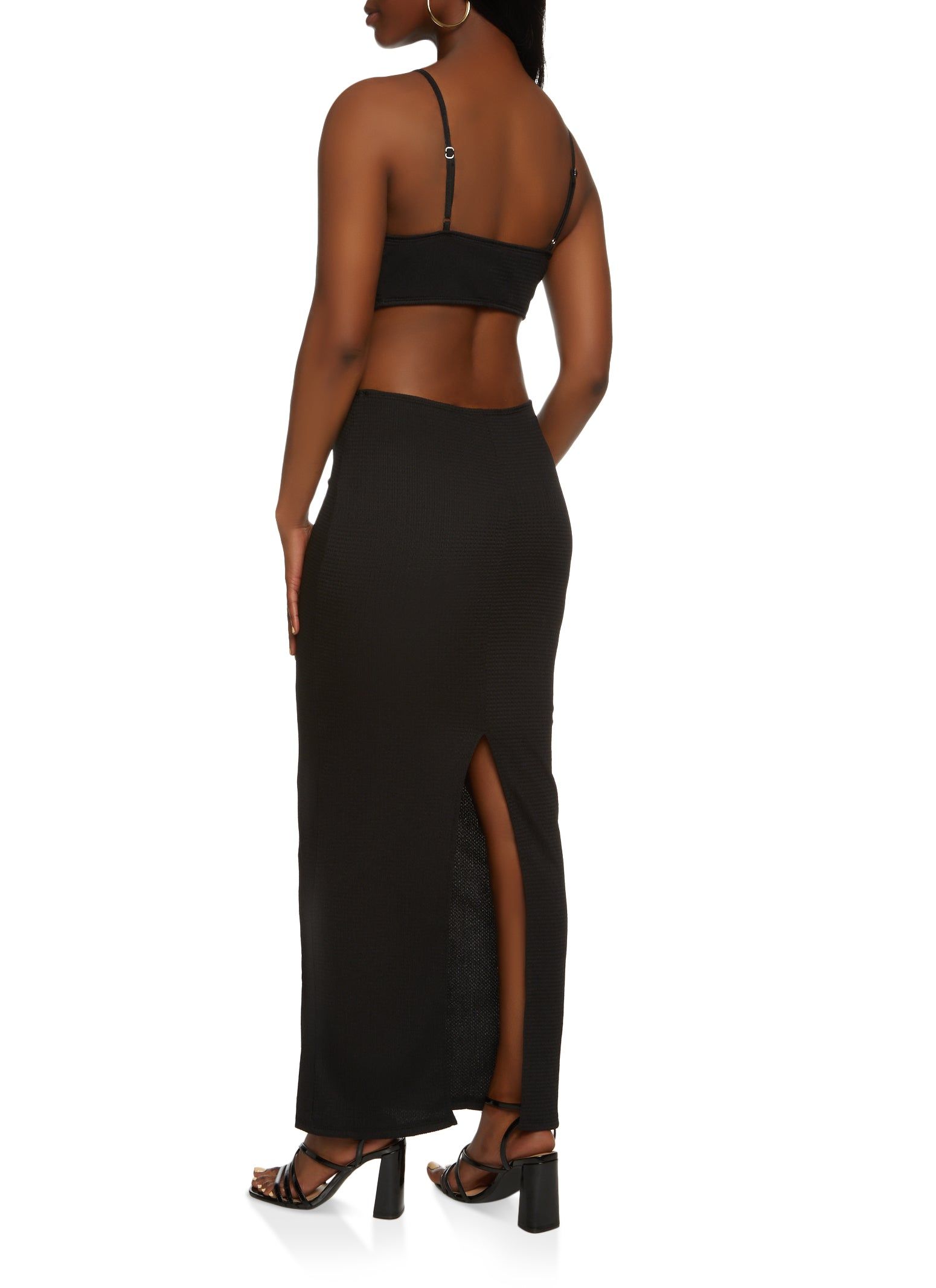 Cut Out Waist Bodycon Dress sold by Rainbow product image thumbnail 3