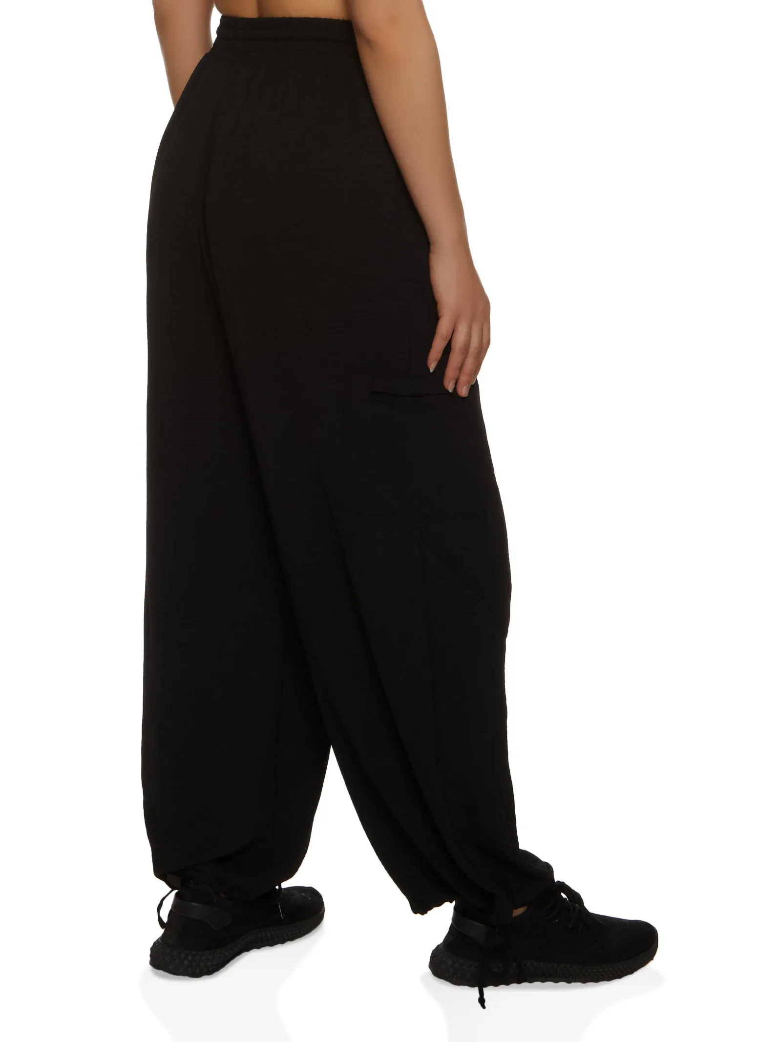 High Waisted Tie Hem Wide Pants sold by Rainbow product image thumbnail 2