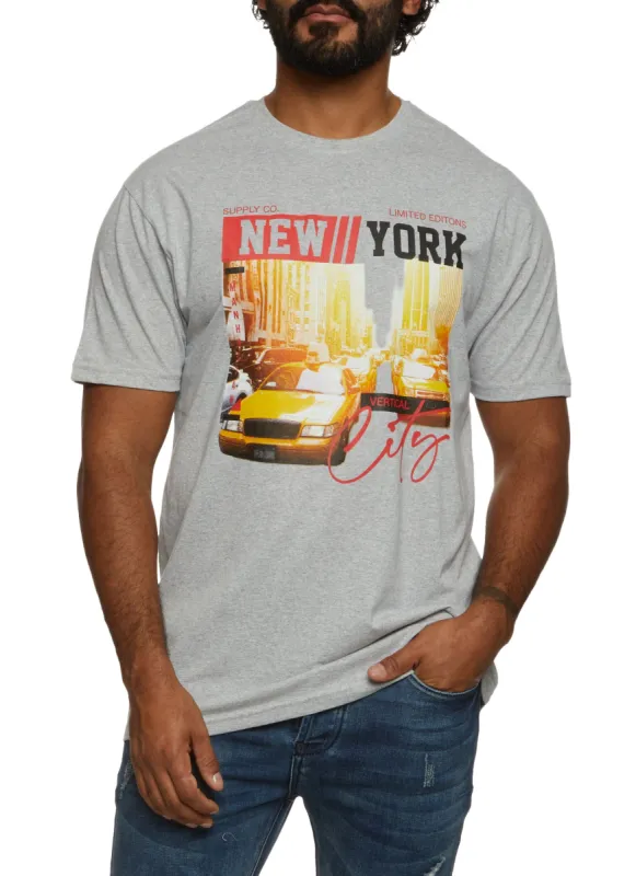 Mens New York City Graphic T Shirt sold by Rainbow