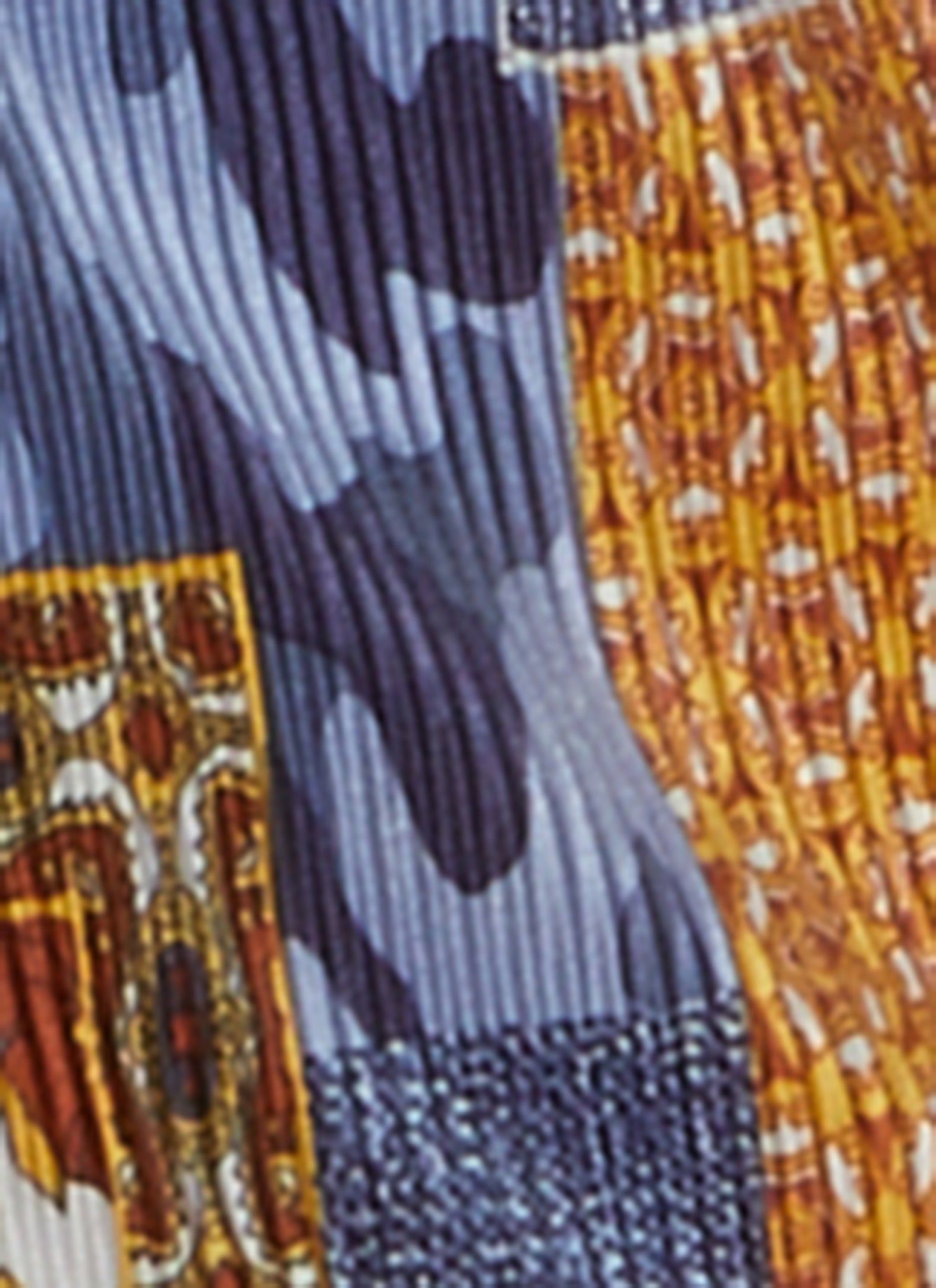 Plus Size Plisse Patterned Palazzo Pants sold by Rainbow product image thumbnail 3