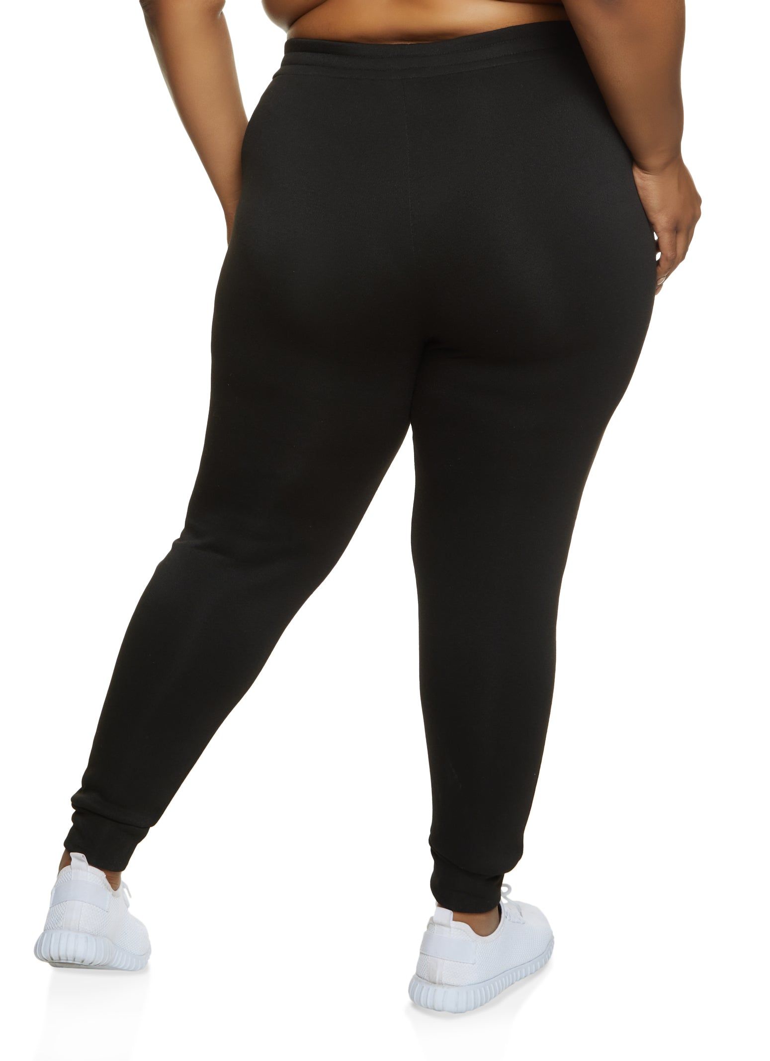 Plus Size High Waist Fleece Joggers sold by Rainbow product image thumbnail 2