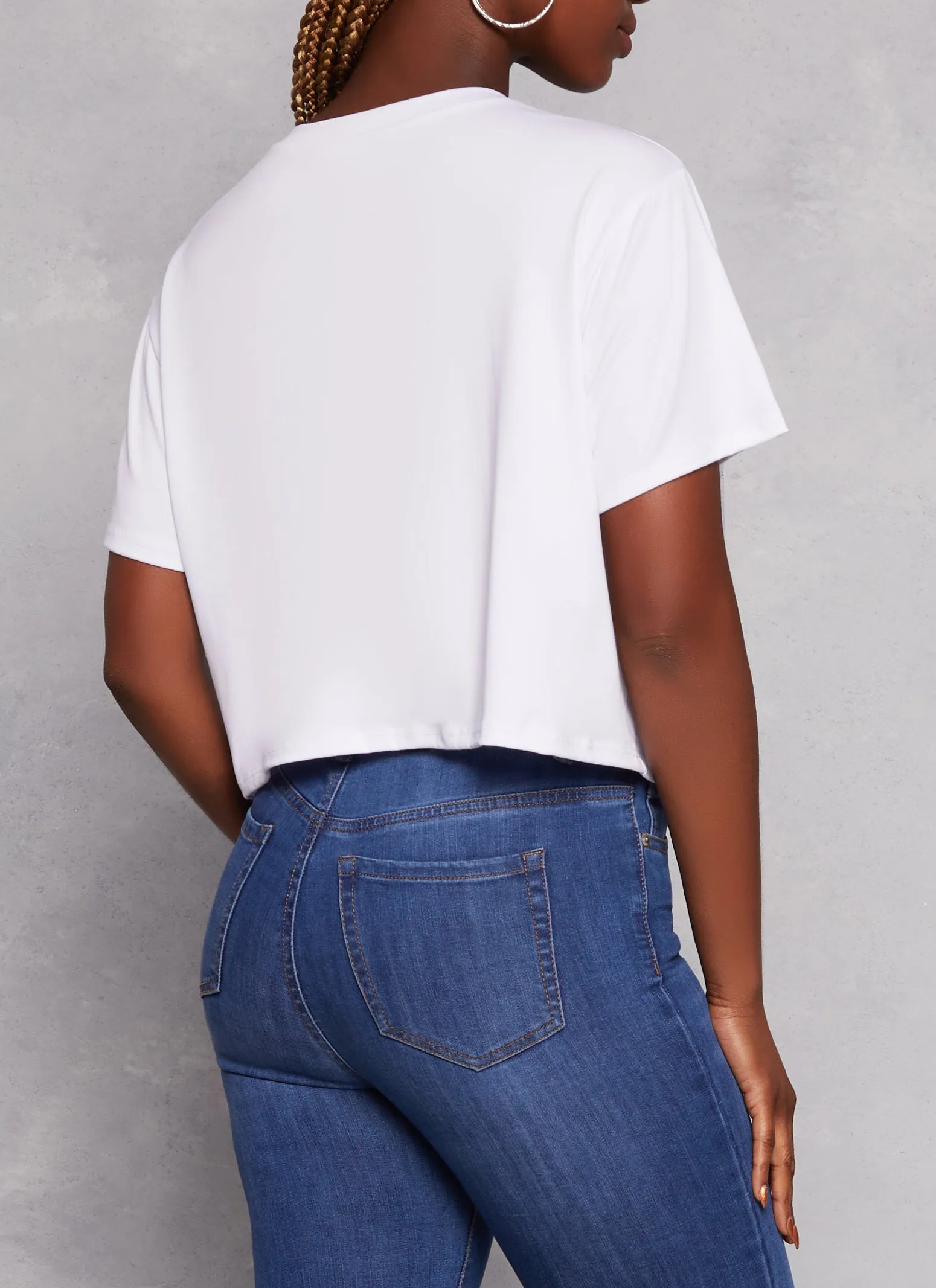 Love Life Patch Rhinestone Graphic Tee sold by Rainbow product image thumbnail 3