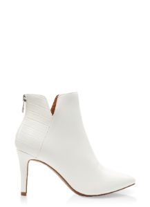 Zip Back Stiletto Booties sold by Rainbow