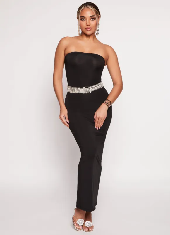 Daisy Solid Maxi Tube Dress sold by Rainbow